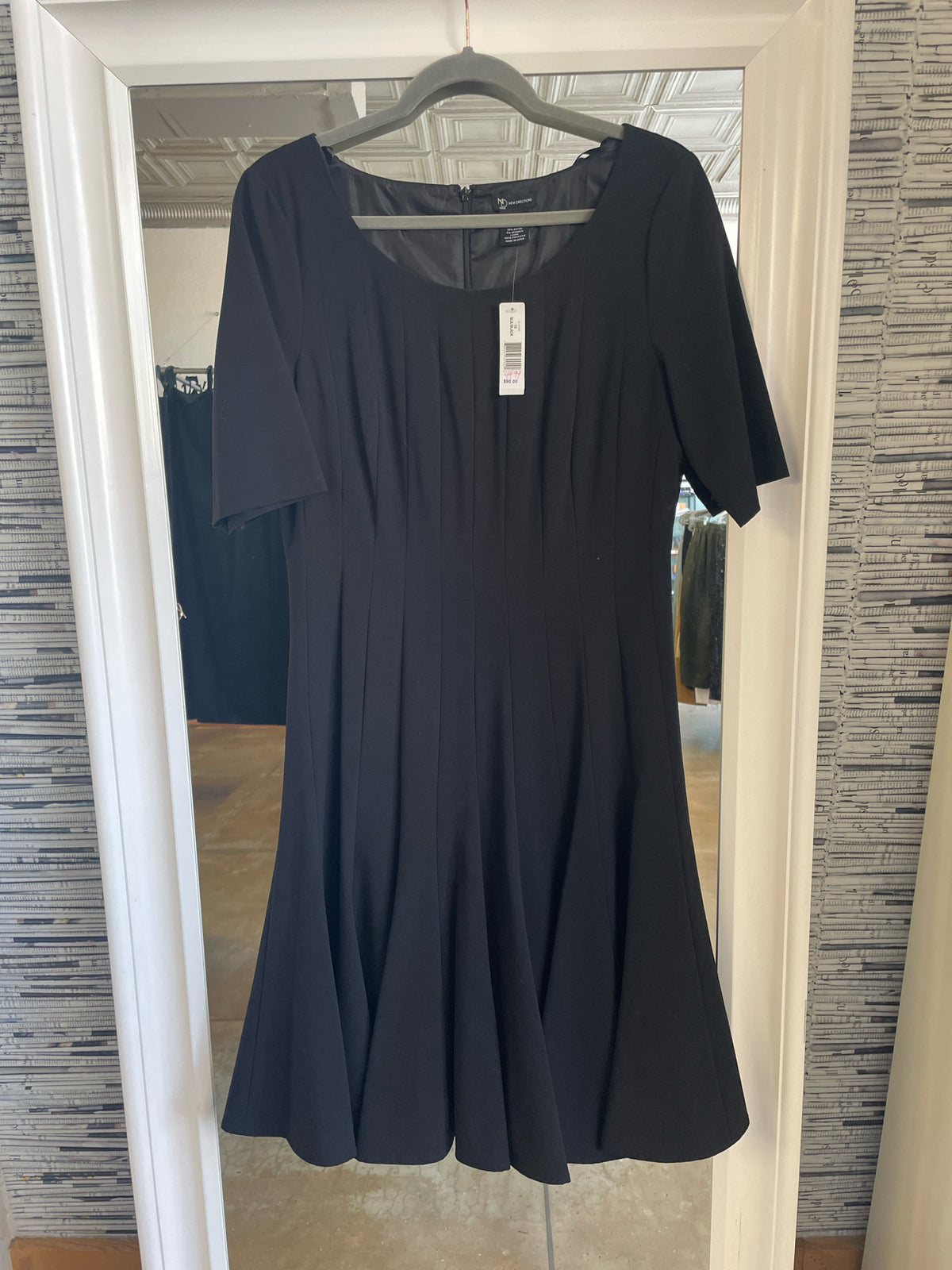New Directions Size 10 Black Dress