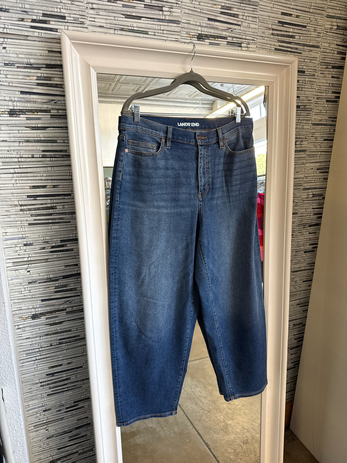 Lands End Size 12 Denim Jeans