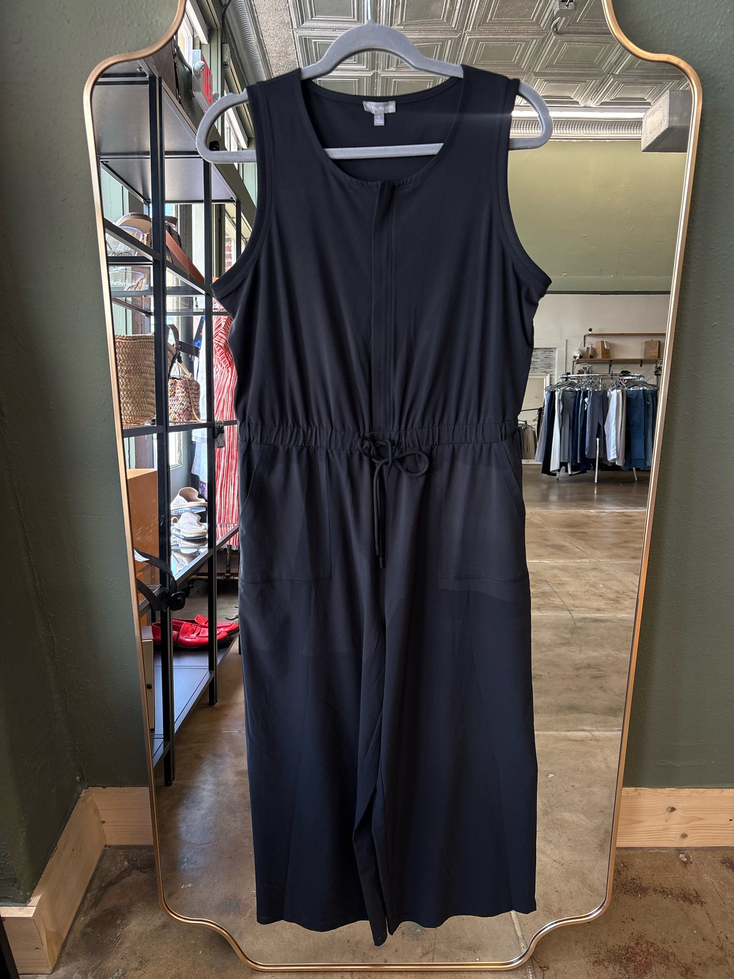 TALBOTS Size S Black Romper
