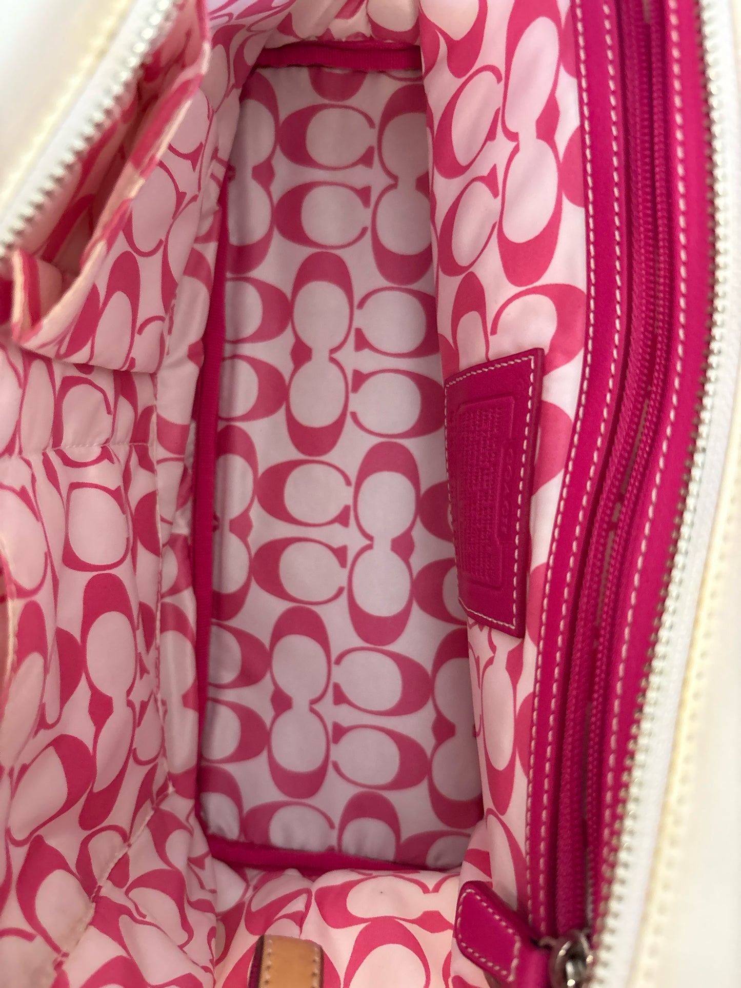 COACH Cream Purse