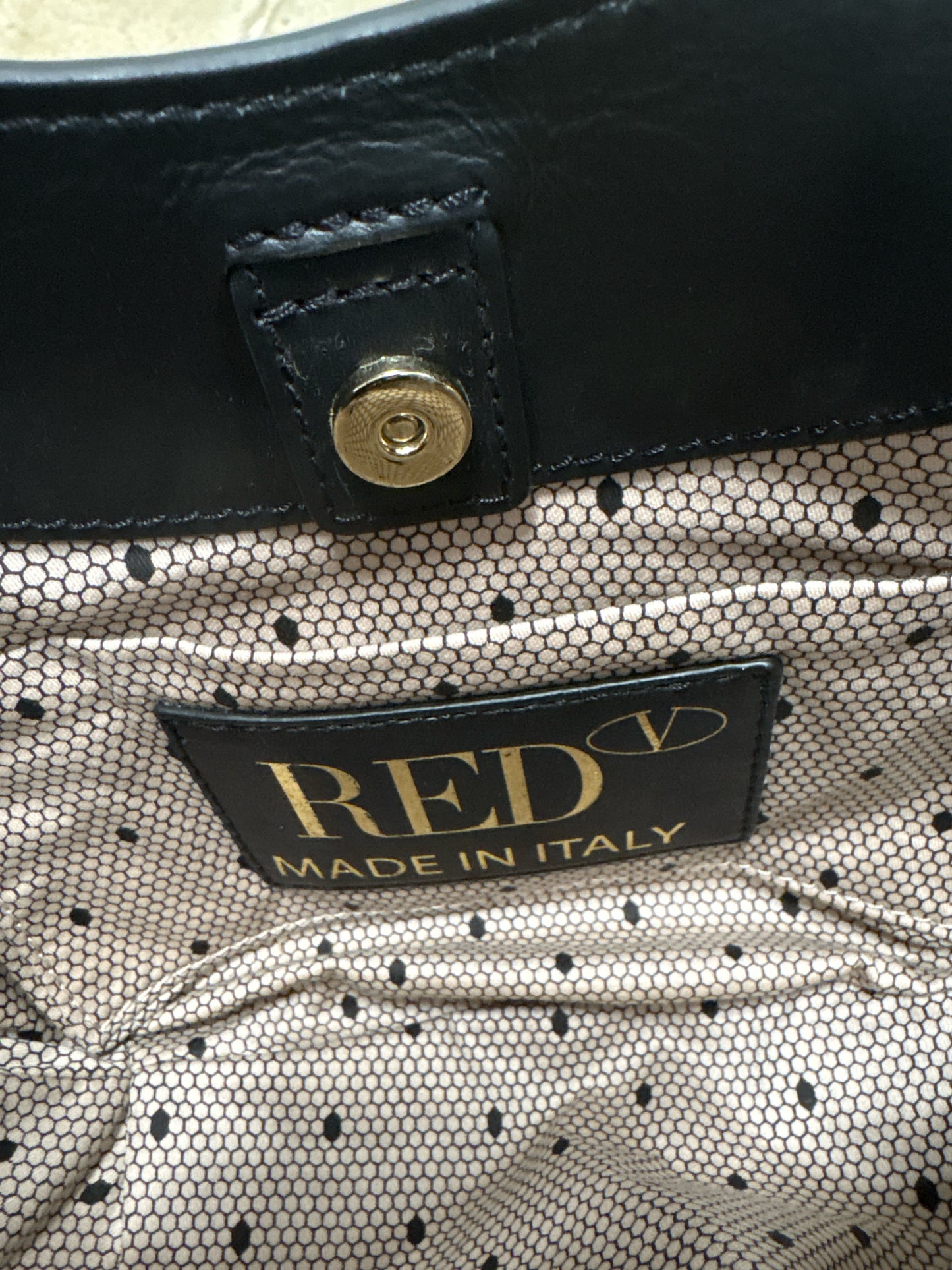 Red Valentino Black Ruffle Purse
