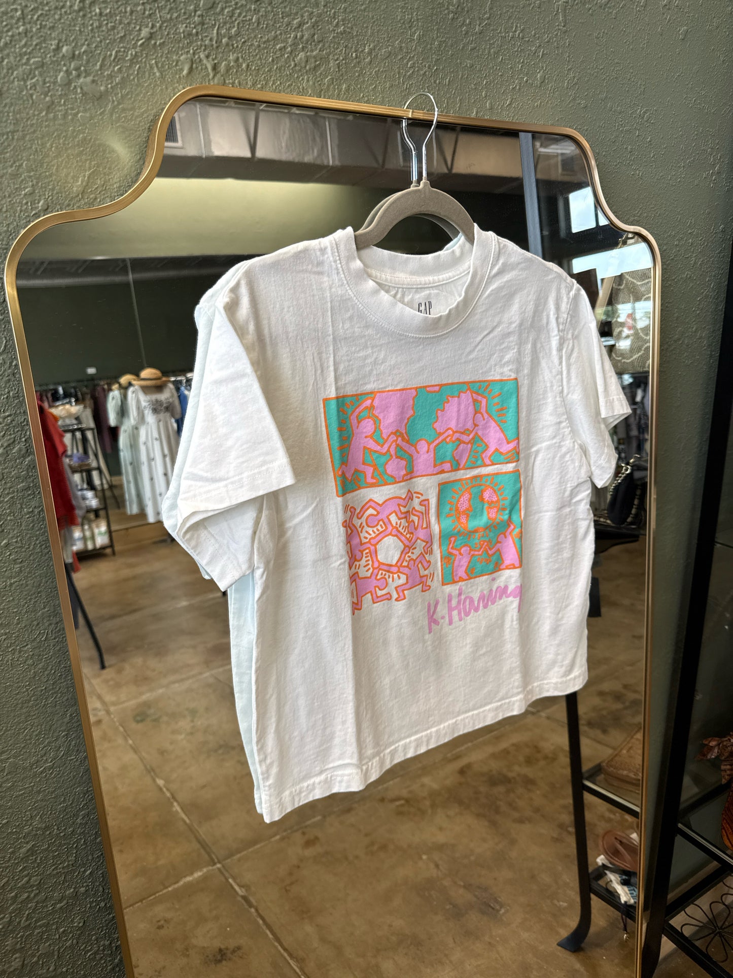 GAP Size M white/multi Tee