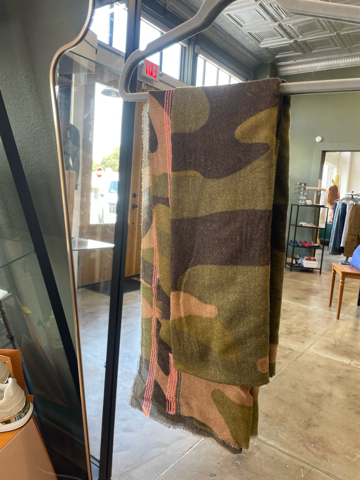 GAP Green Print Scarf