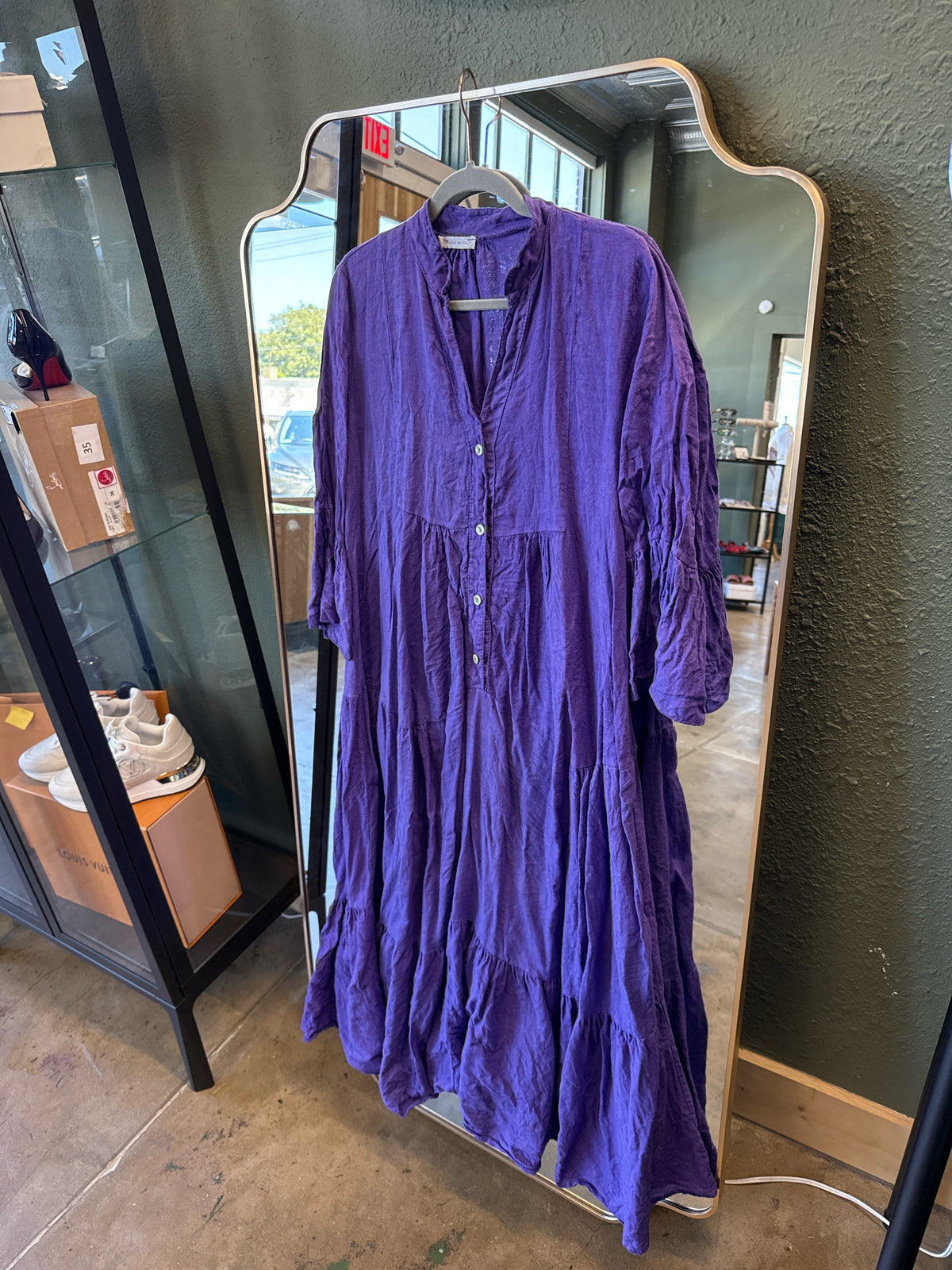 Made in Italy Size OS Purple Dress