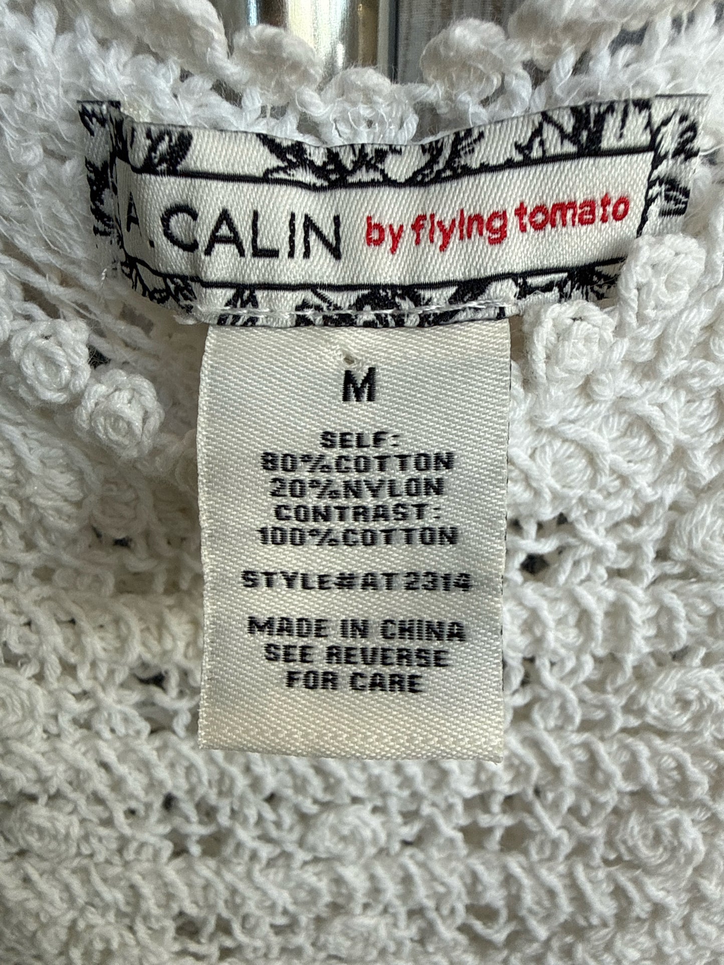 Flying Tomato Size M White Top