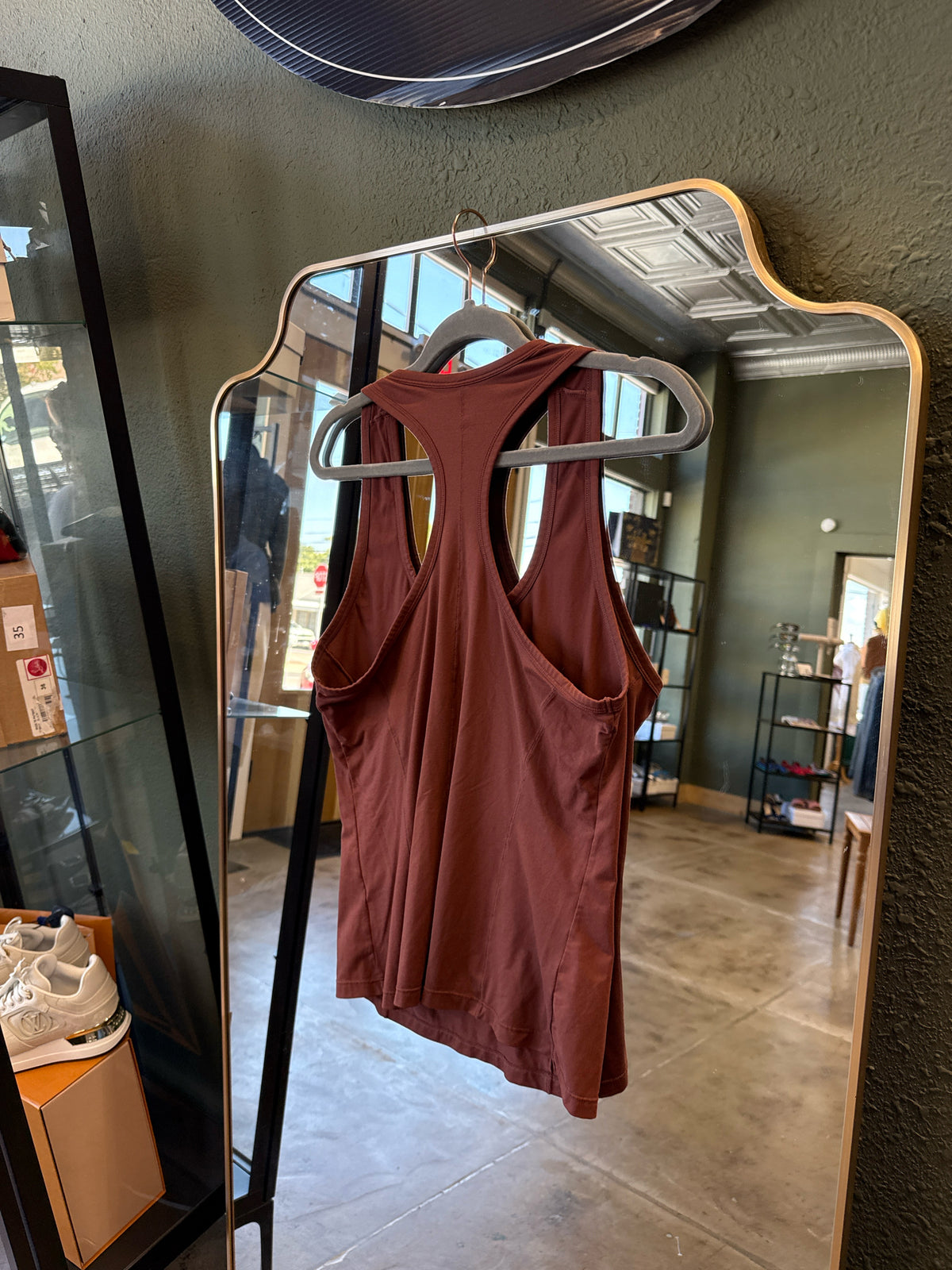 Fabletics Size L Maroon Tanks