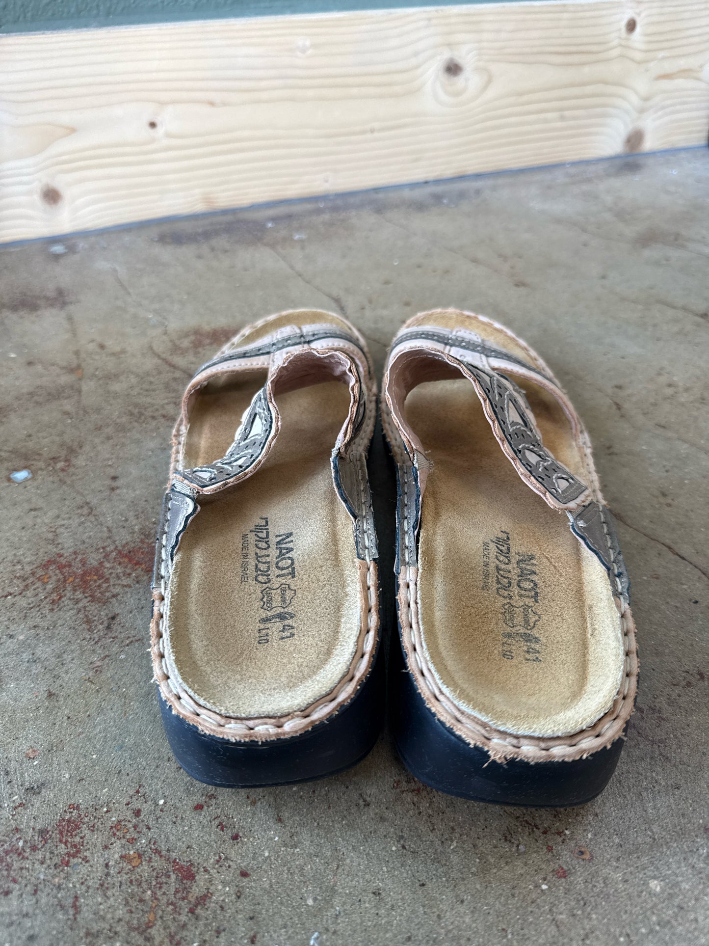 NAOT Shoe Size 41 Tan/Multi Sandals