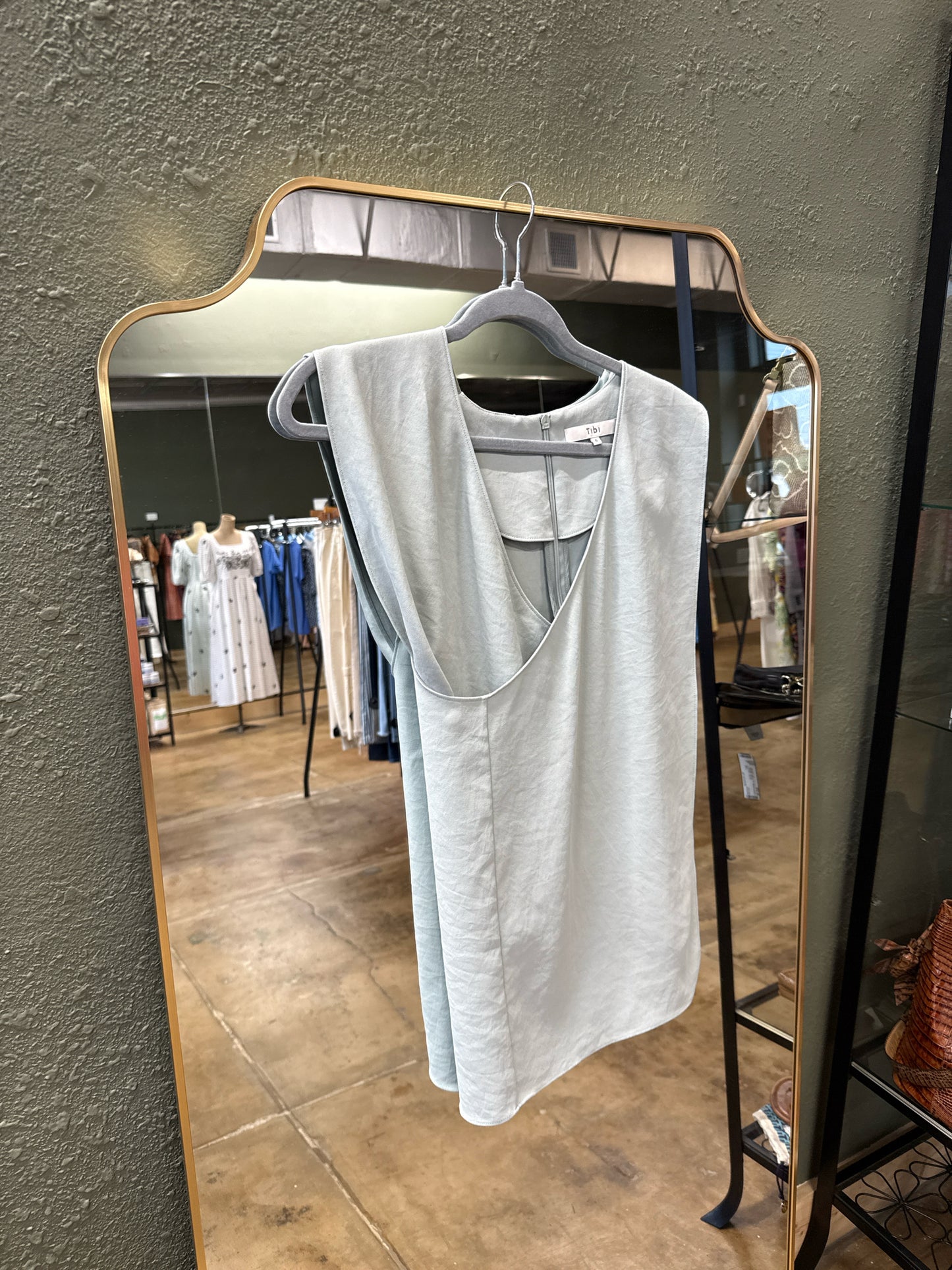 Tibi Size 6 Gray Top