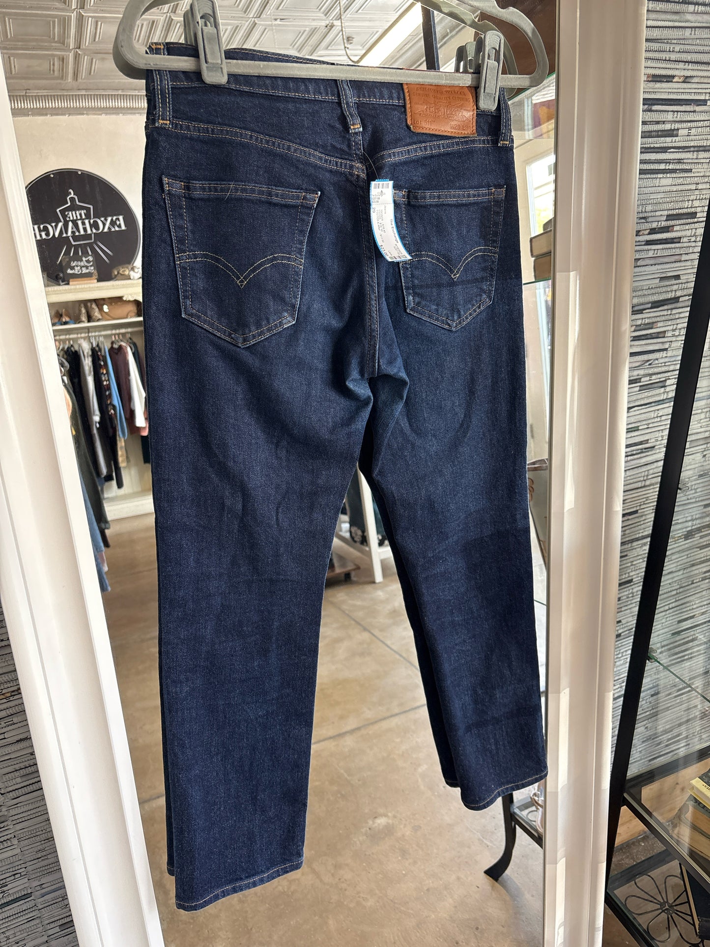 Levis Size 29 Dark Wash Straight leg Jeans
