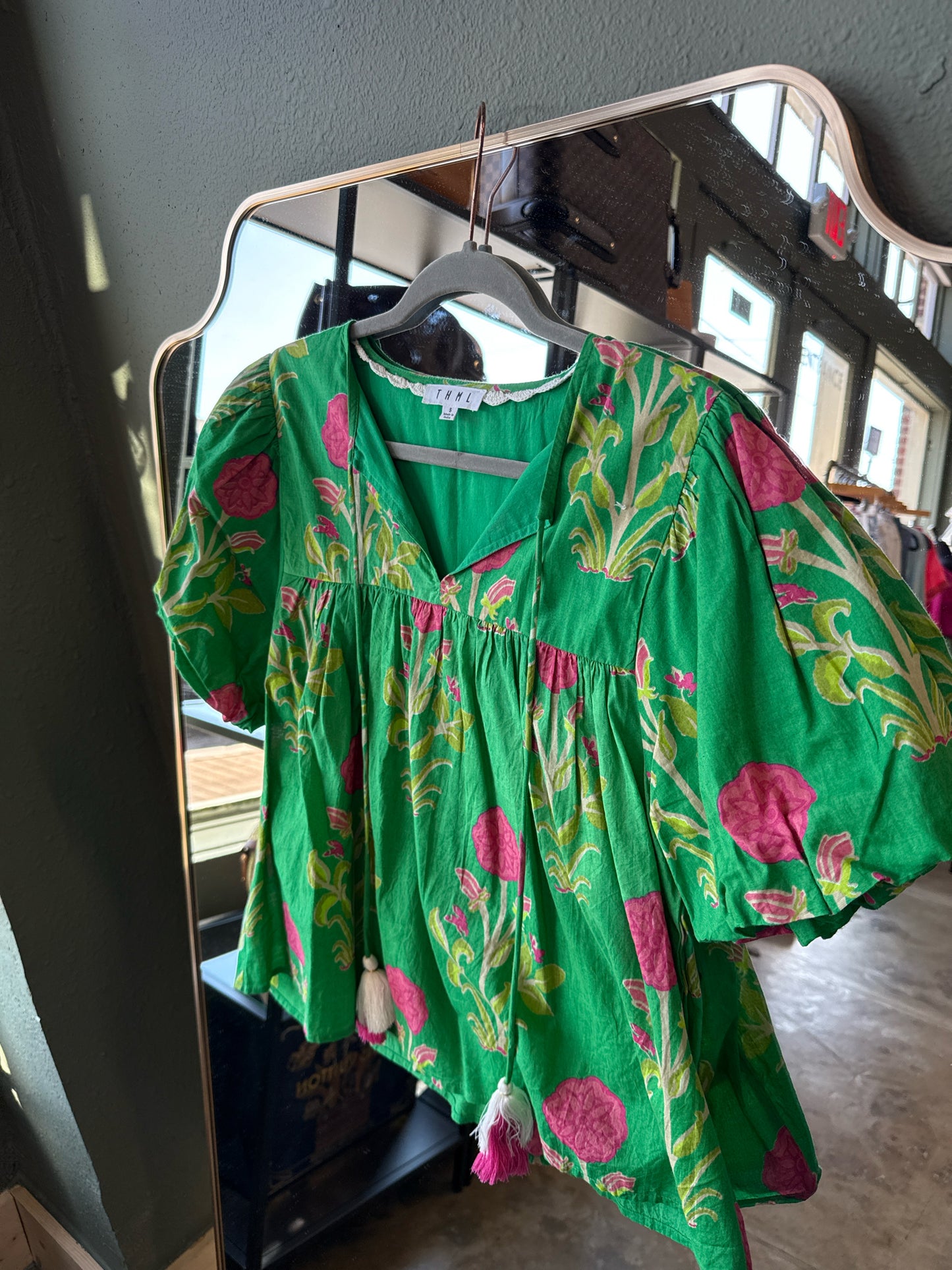THML Size S Green Top