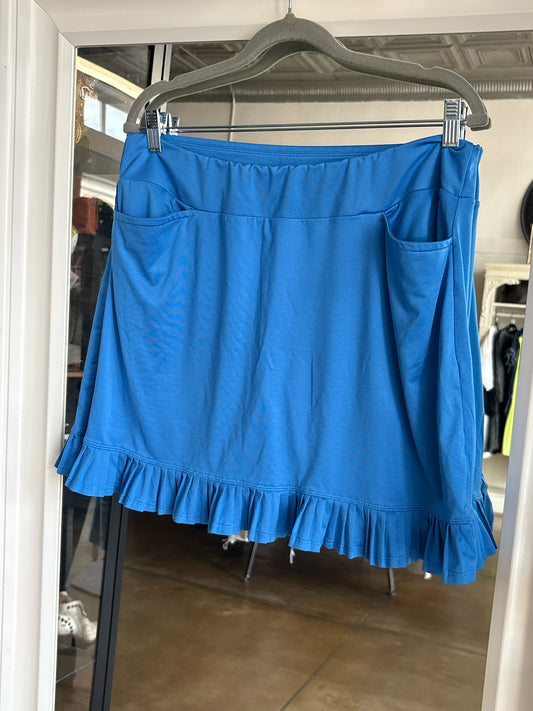Tail Size L Blue Ruffle Skort
