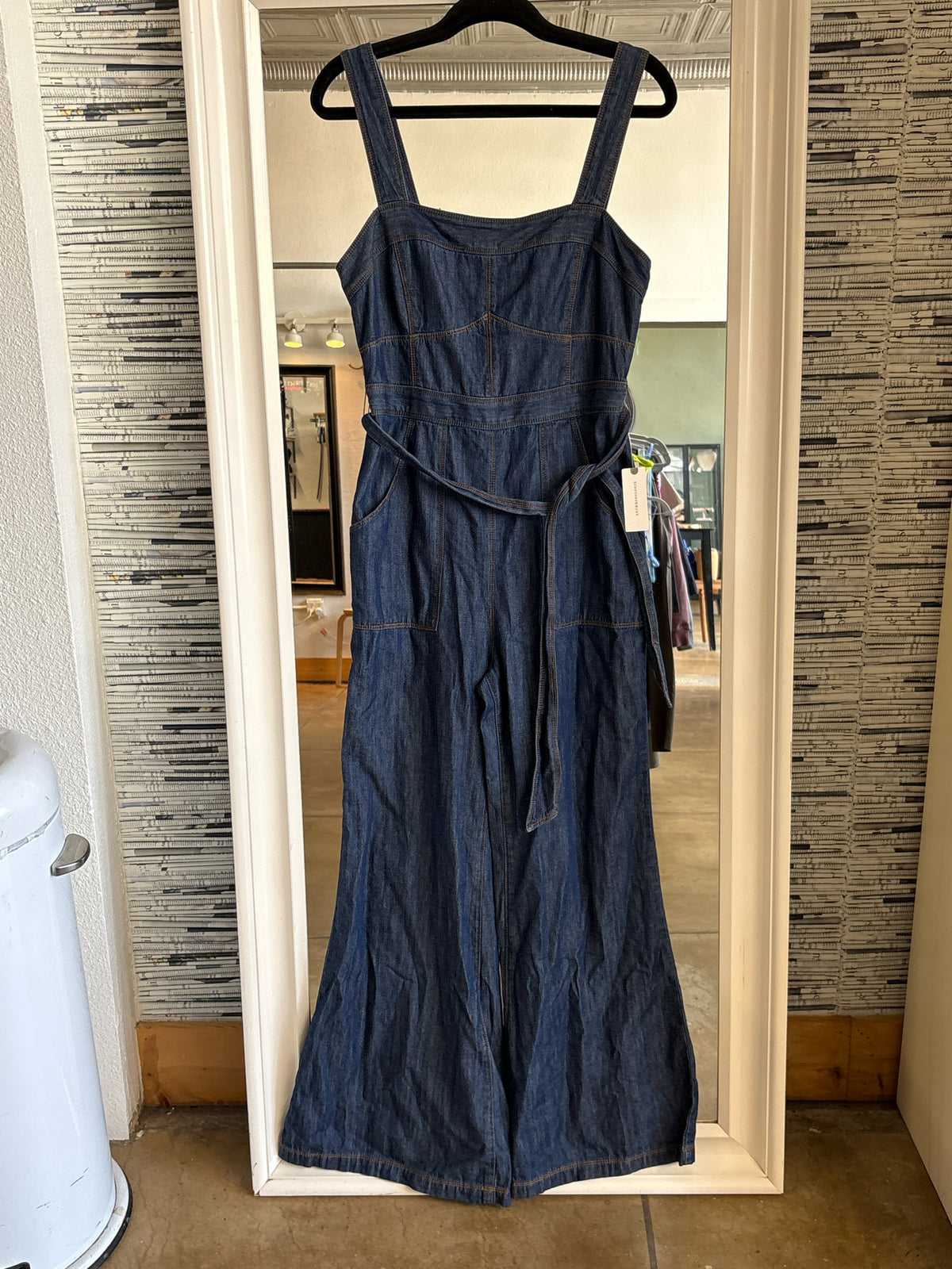 Anthropologie Size 4 Denim Bodysuit