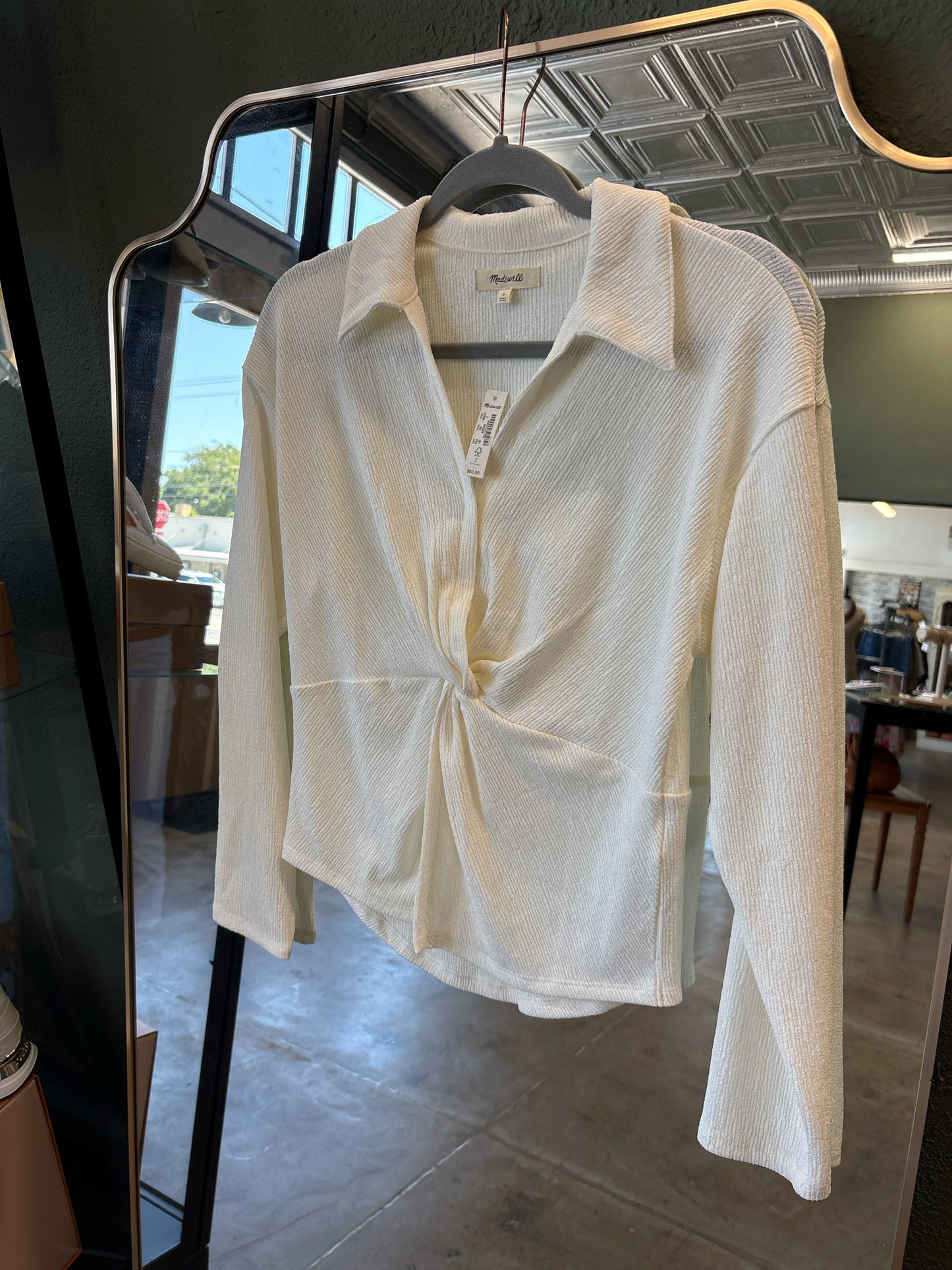 MADEWELL Size S Cream Top