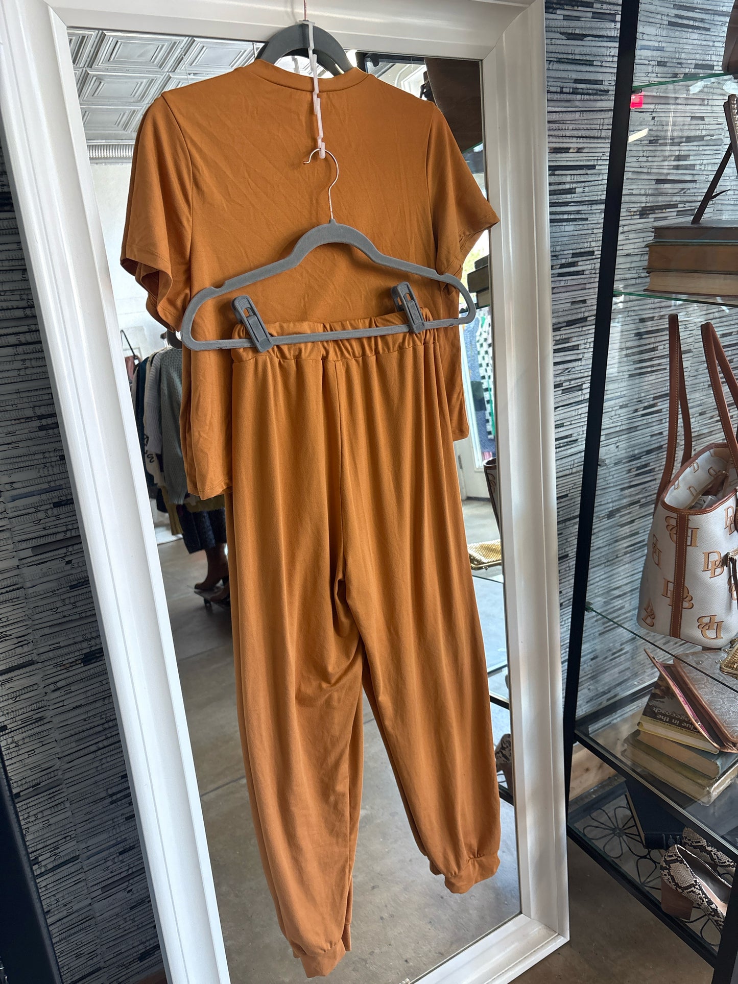 CAPELLA APAREL Size S Burnt Orange Two PC Set