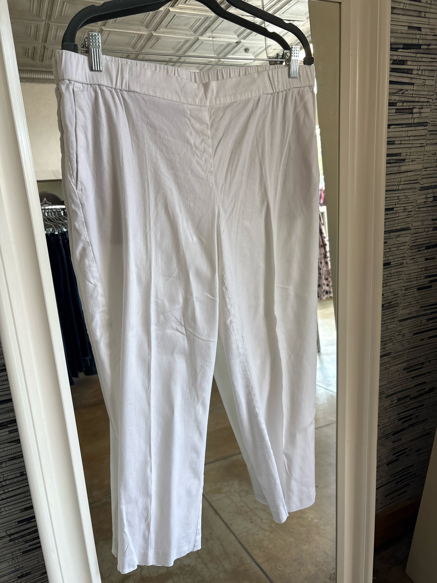 J Jill Size L White Pants