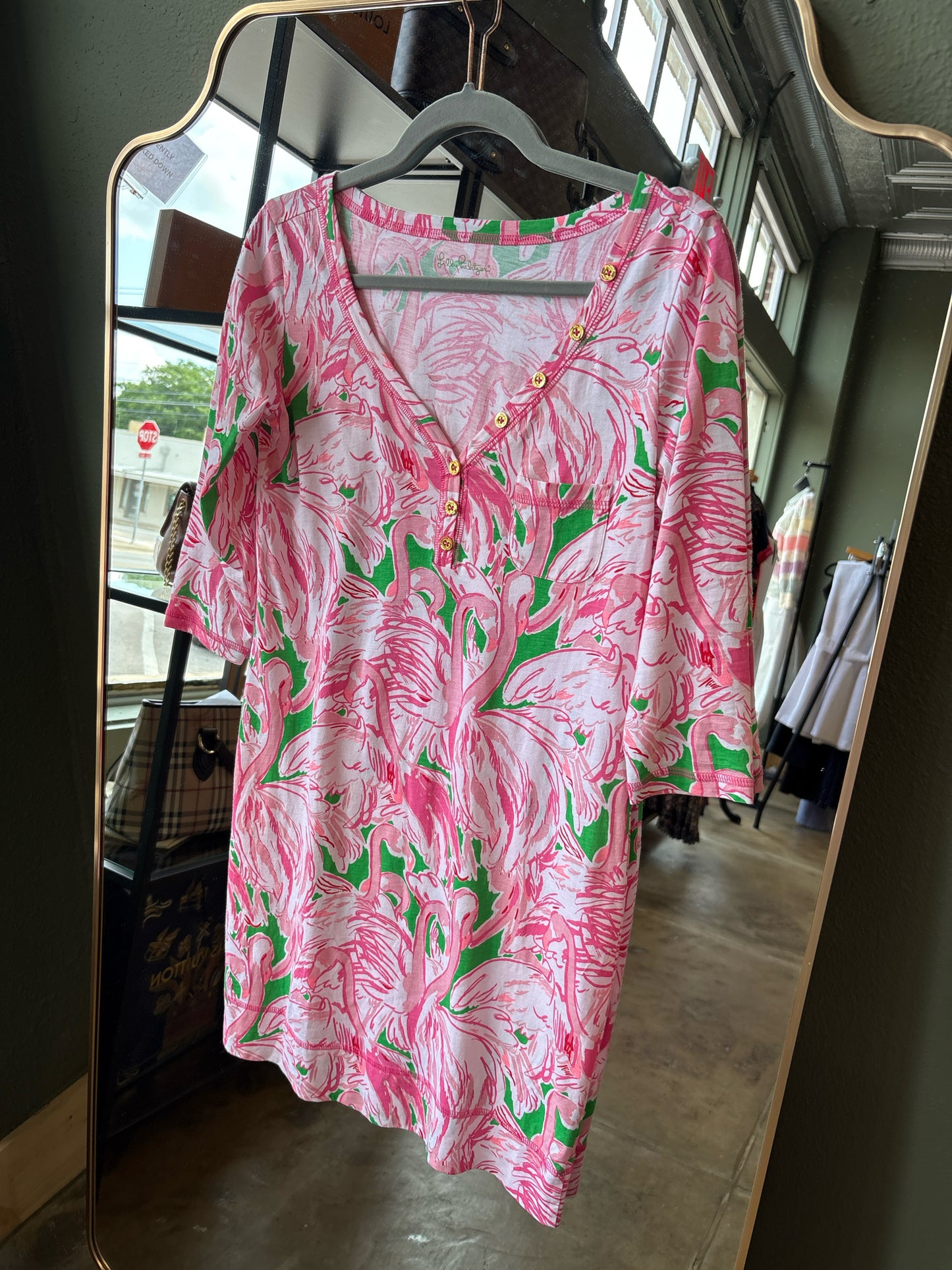 Lilly Pulitzer Size XS Pink/Green Dress