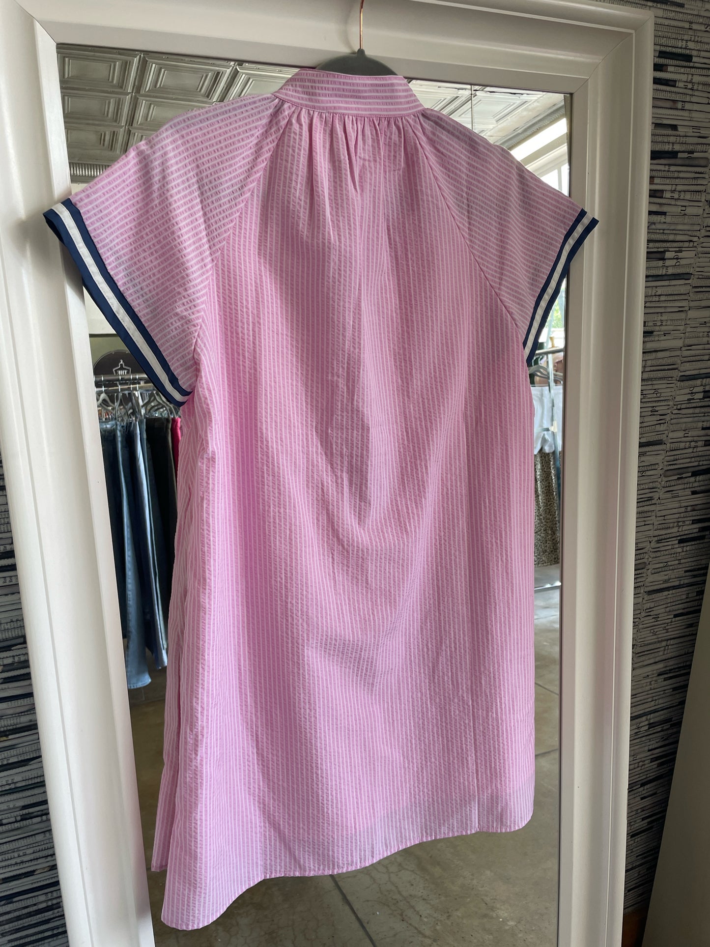 THML Size XS Pink/Navy Dress