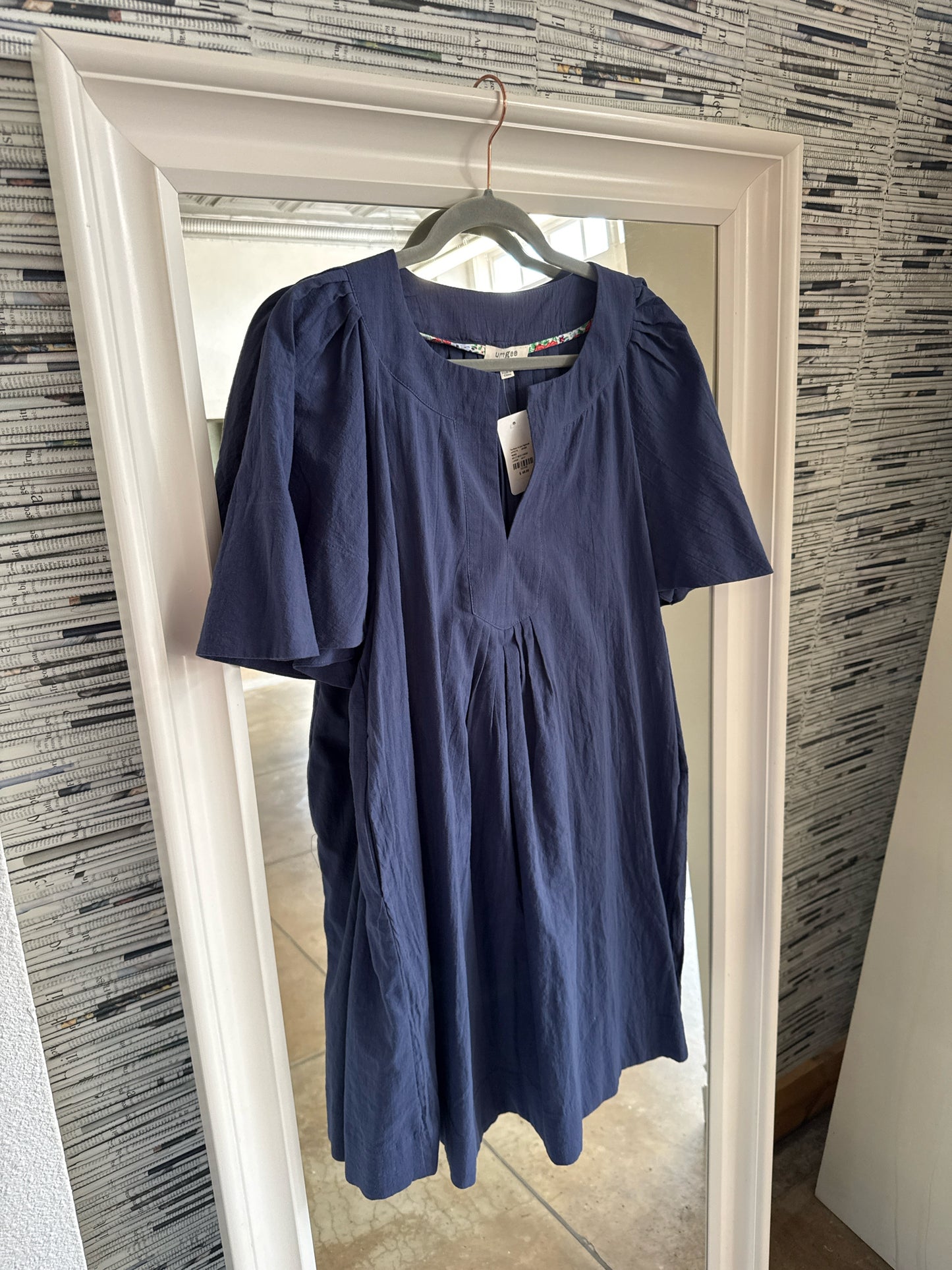 Umgee Size L Blue Dress