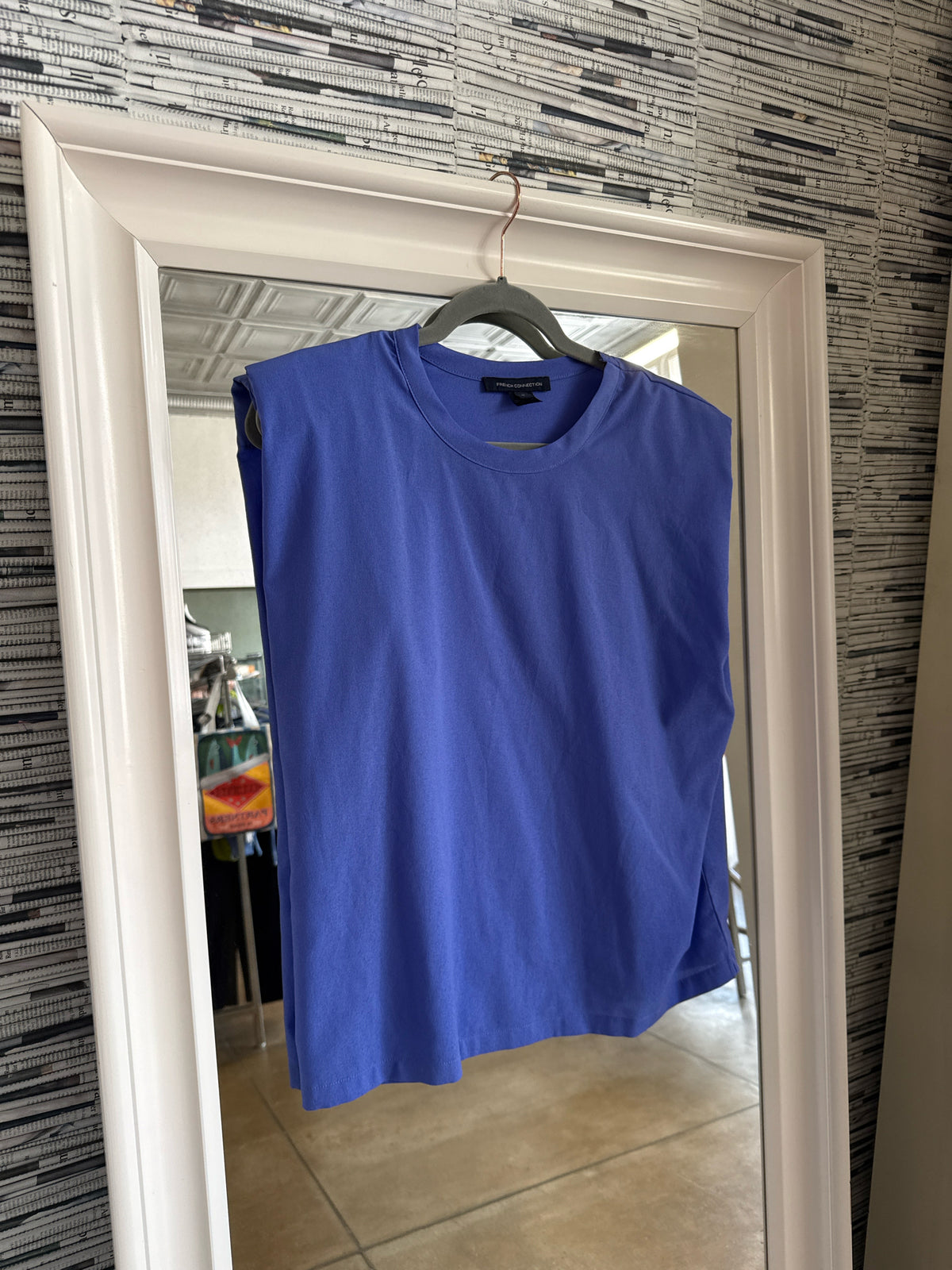 French Connection Size M Periwinkle Top