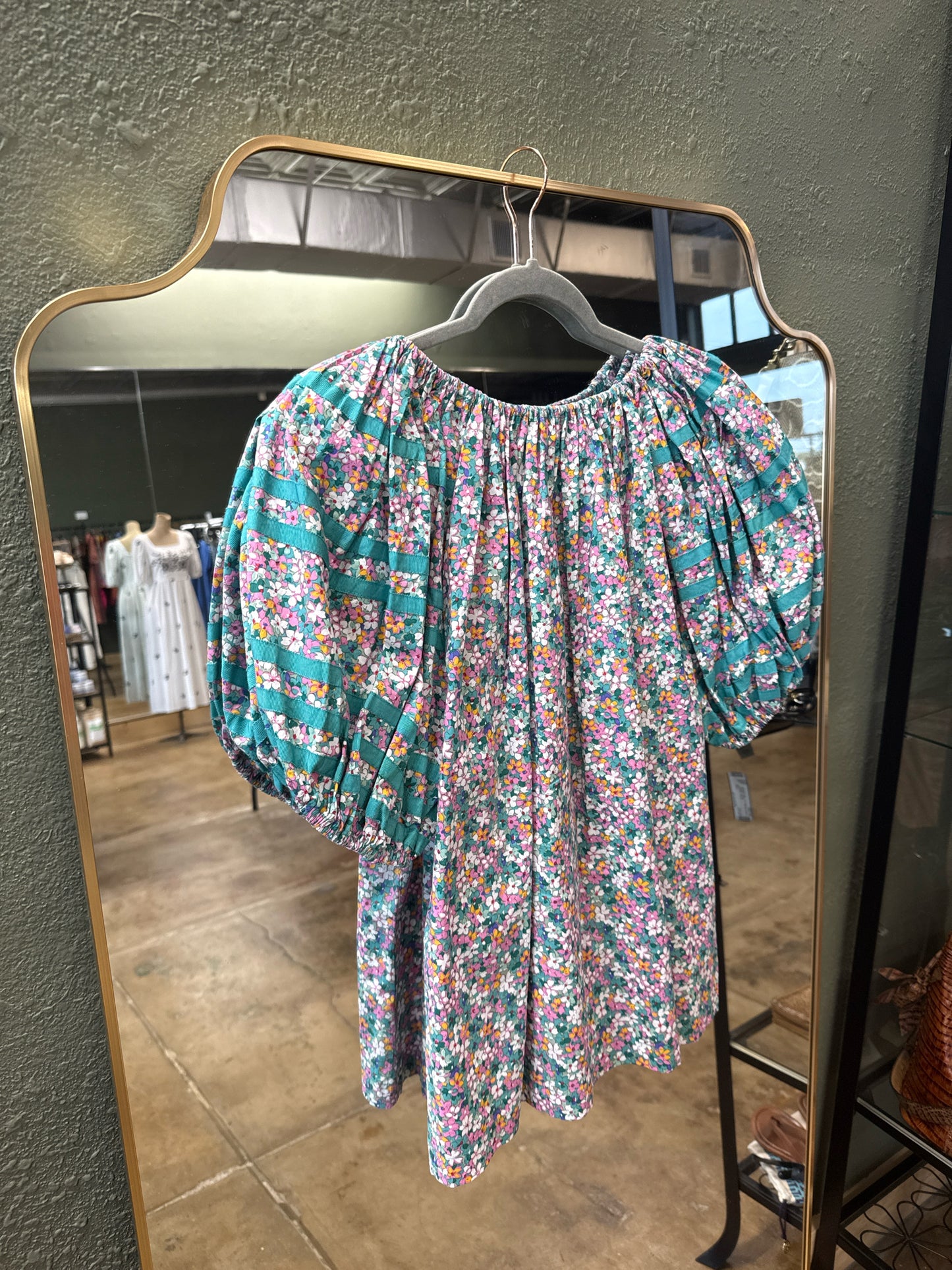 Pinch Size M Teal/Pink Top
