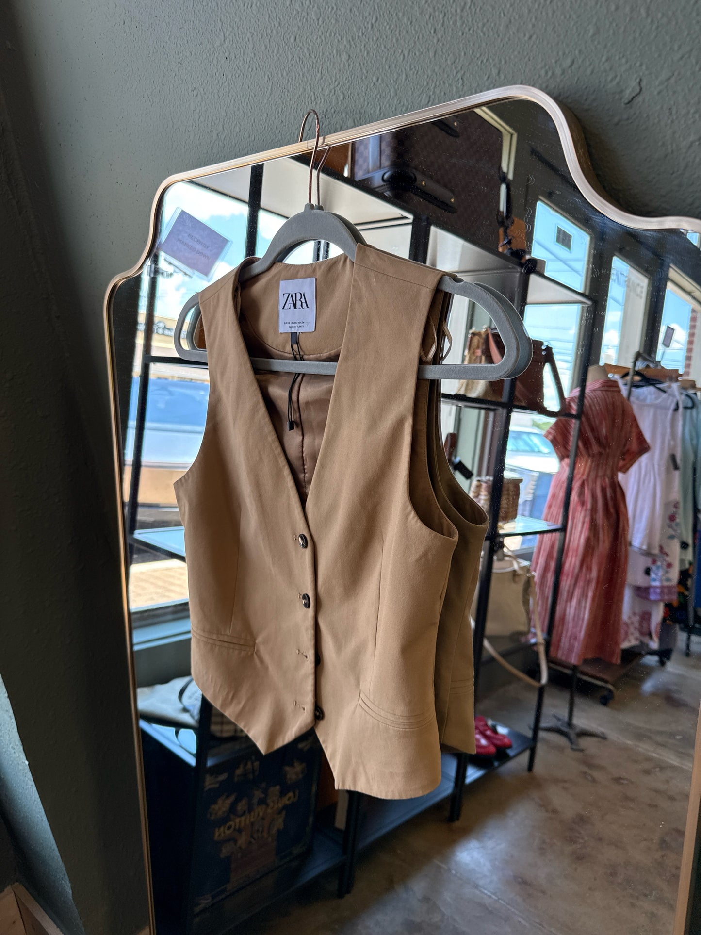 ZARA Size XS Brown Vest