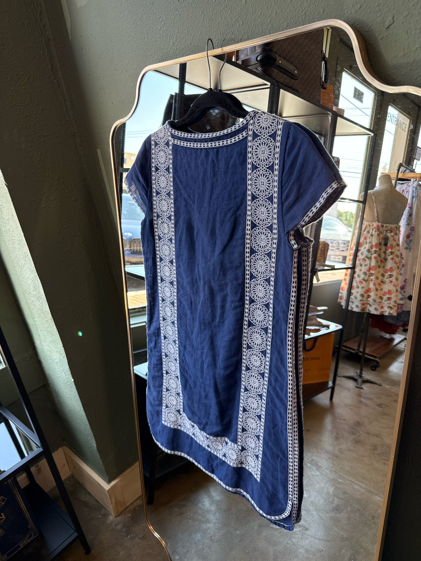 Vineyard Vines Size 2 Navy/White Dress