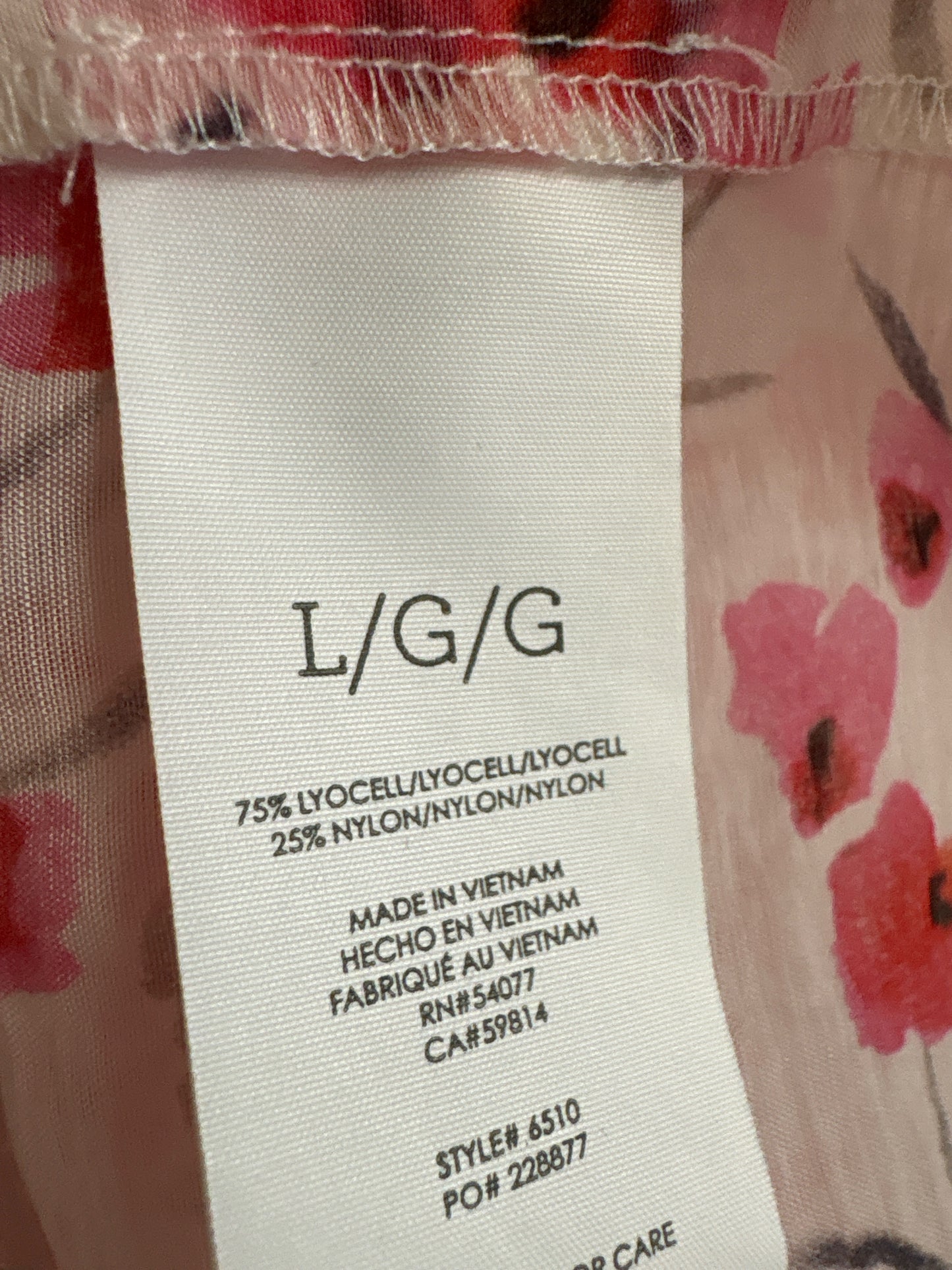 Cabi Size L Pink Top