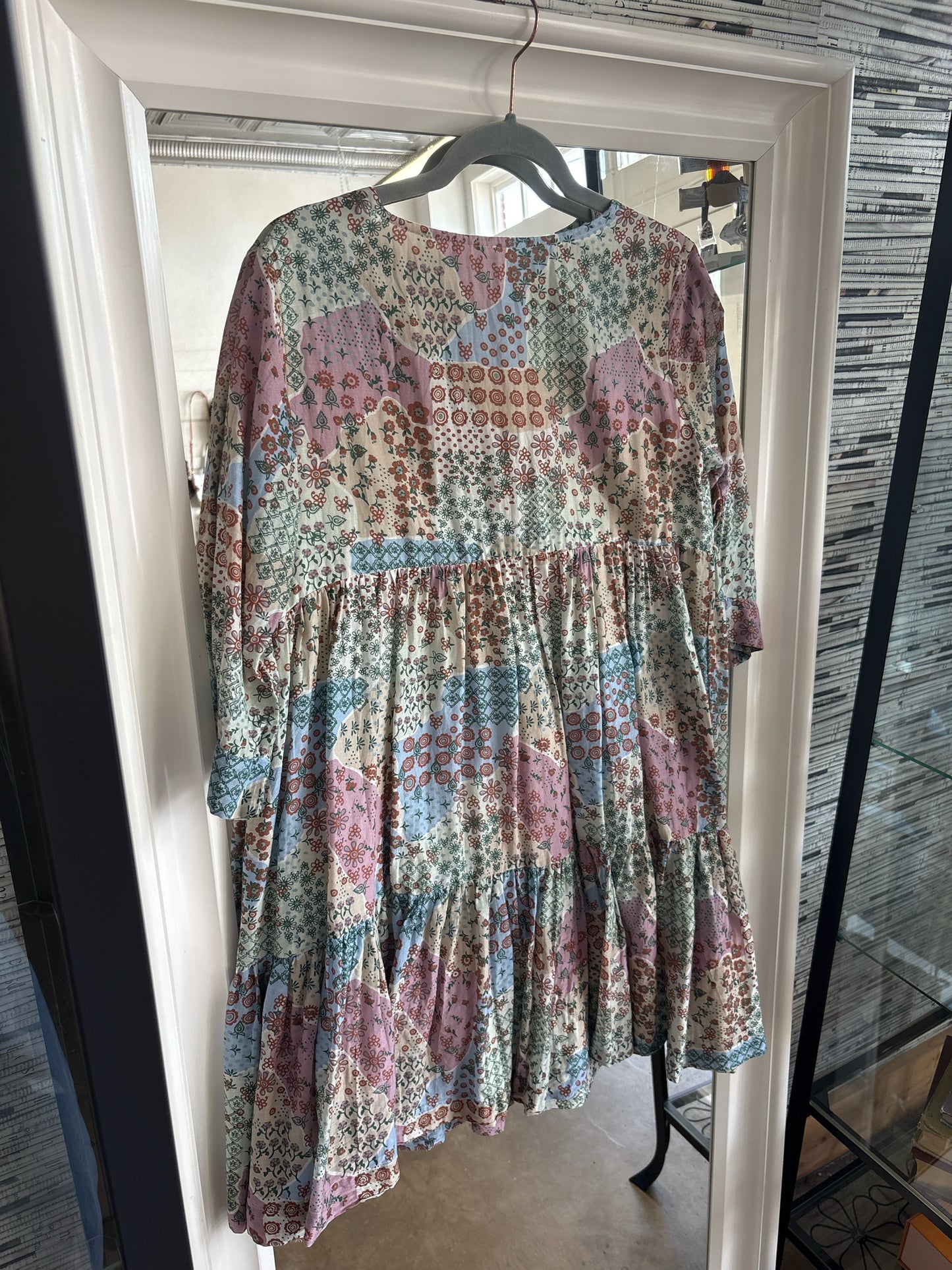 ROLLER RABBIT Size S Green/multi Floral Dress