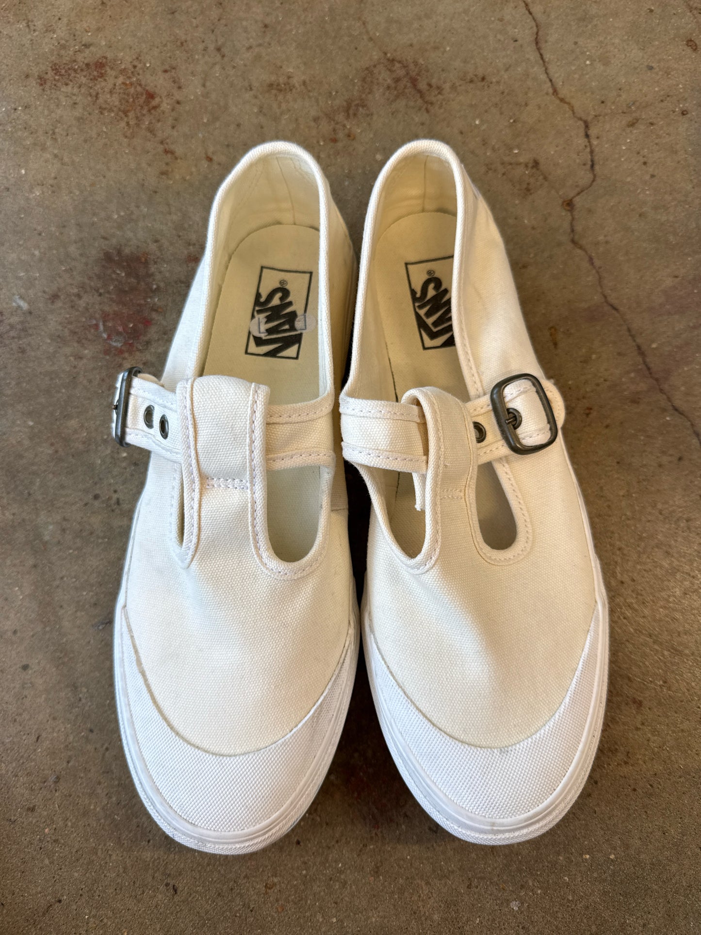 Vans Shoe Size 10 Cream Sneakers
