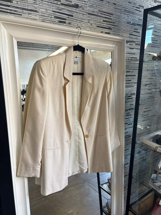 Real Clothes Size P Ivory Blazer