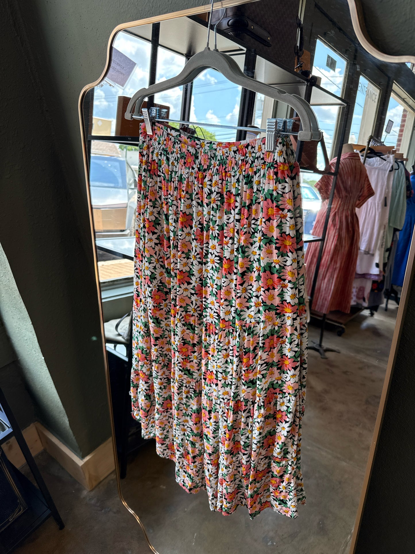 Pretty Garden Size M Pink/Green Skirt