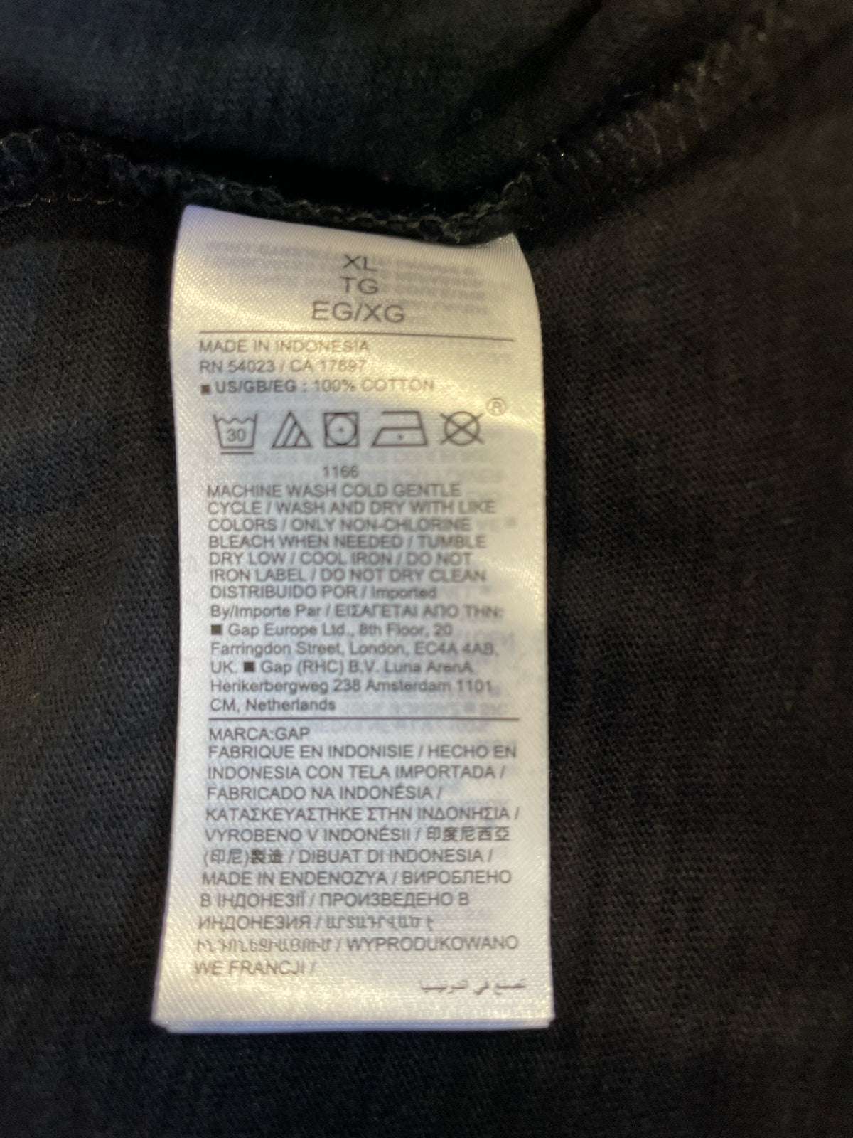 GAP Size XL Black Dress