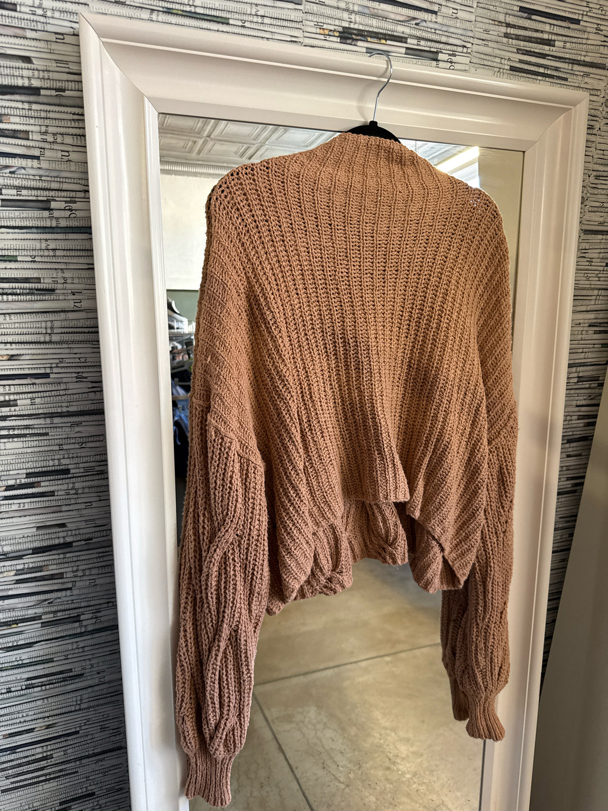 free people Size M Orange Sweater