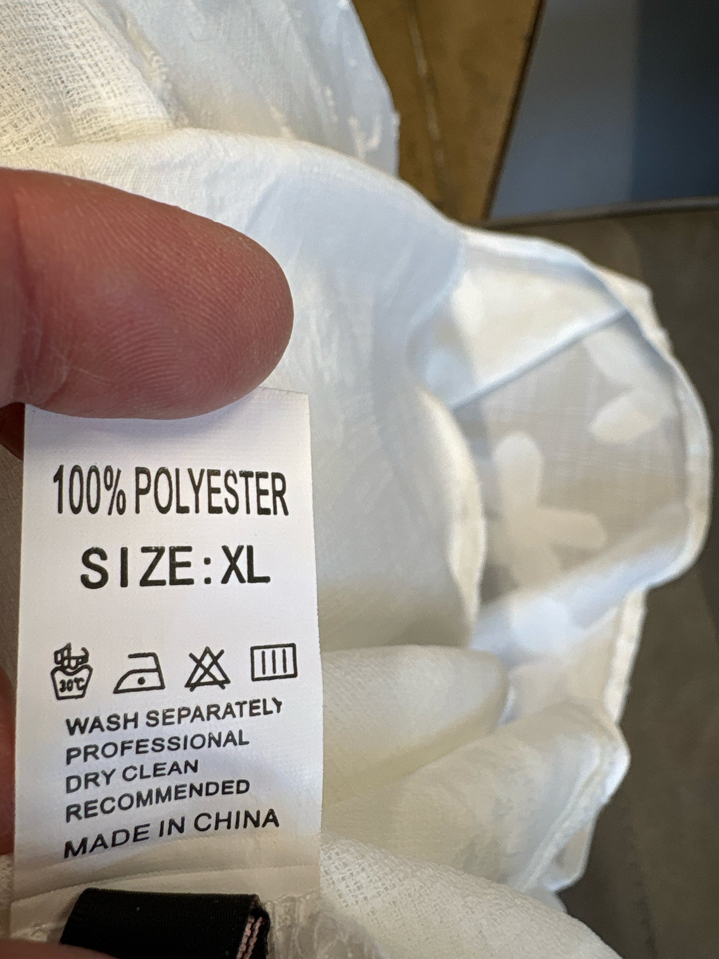Micas Size XL White Dress