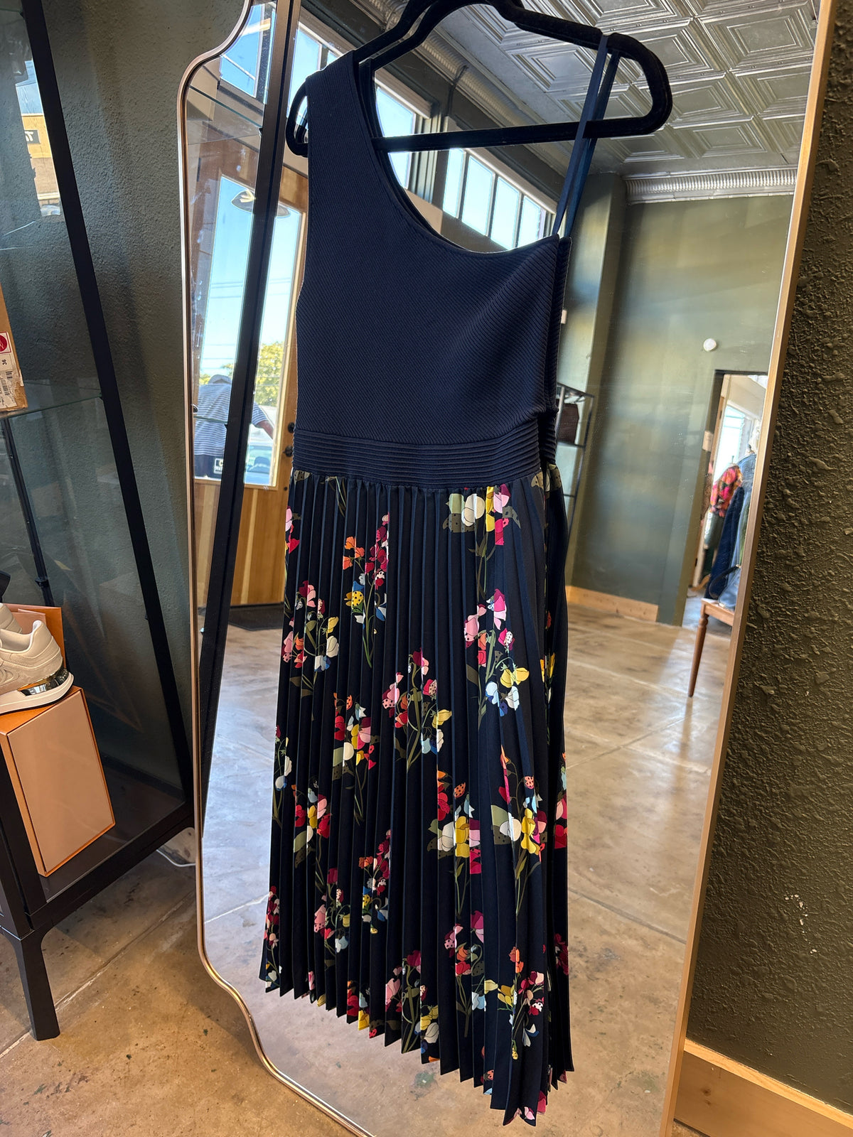 Ted Baker London Size 3 Navy Floral Dress