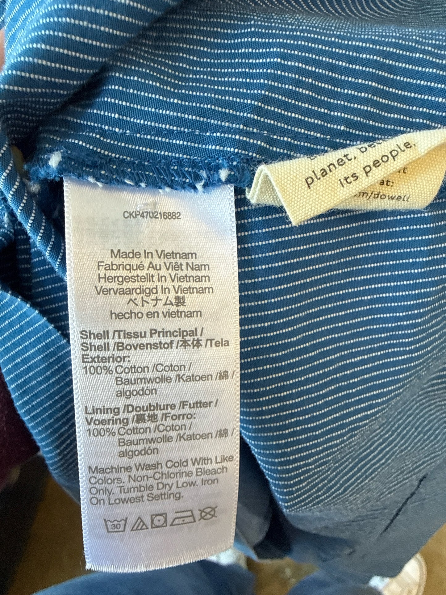 MADEWELL Size 4 Blue maxi Dress