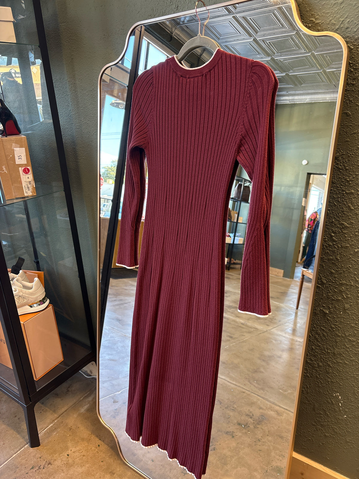 Varley Size S Maroon Dress