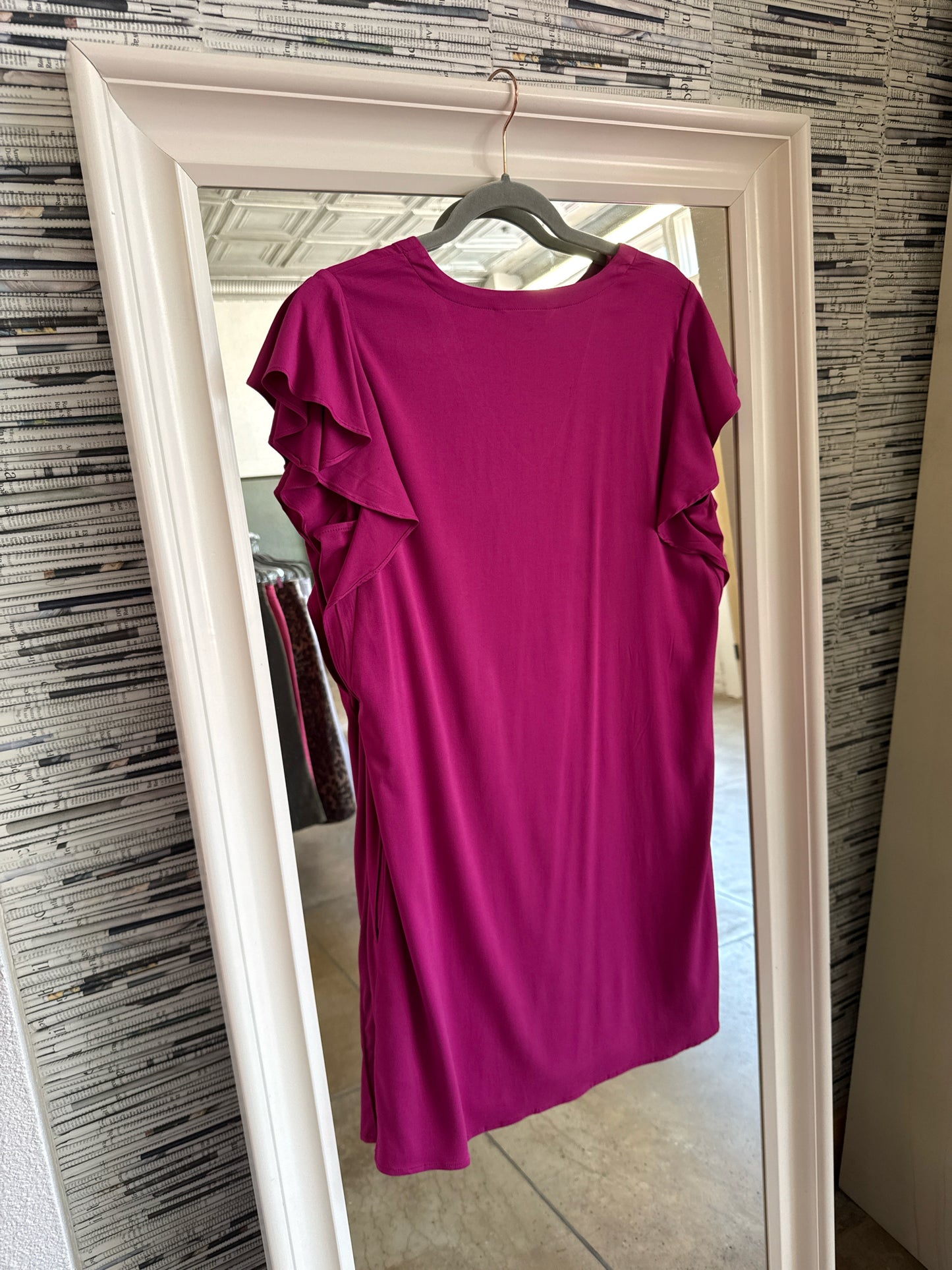 Liverpool Size S Magenta Dress