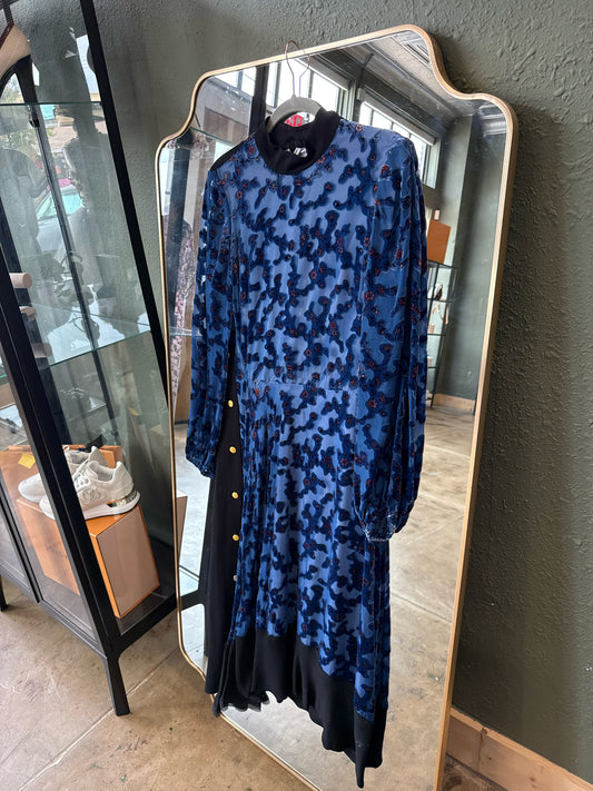 Tory Burch Size 6 Blue Dress