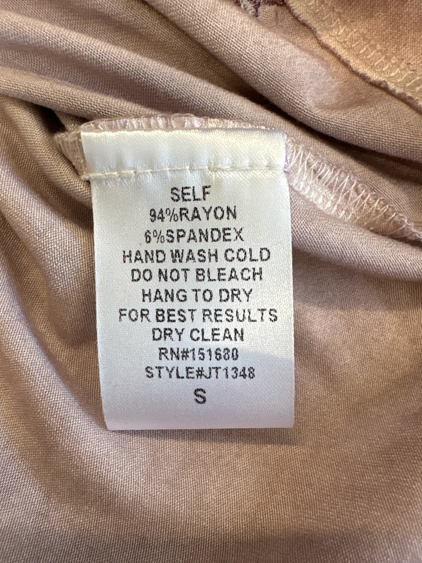 Storia Size S Mauve Top