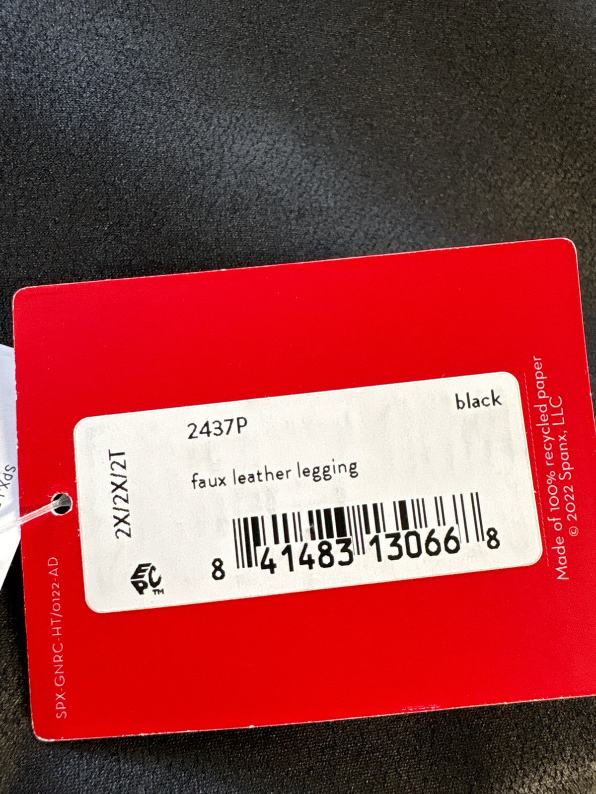 Spanx Size 2XL Black Leggings