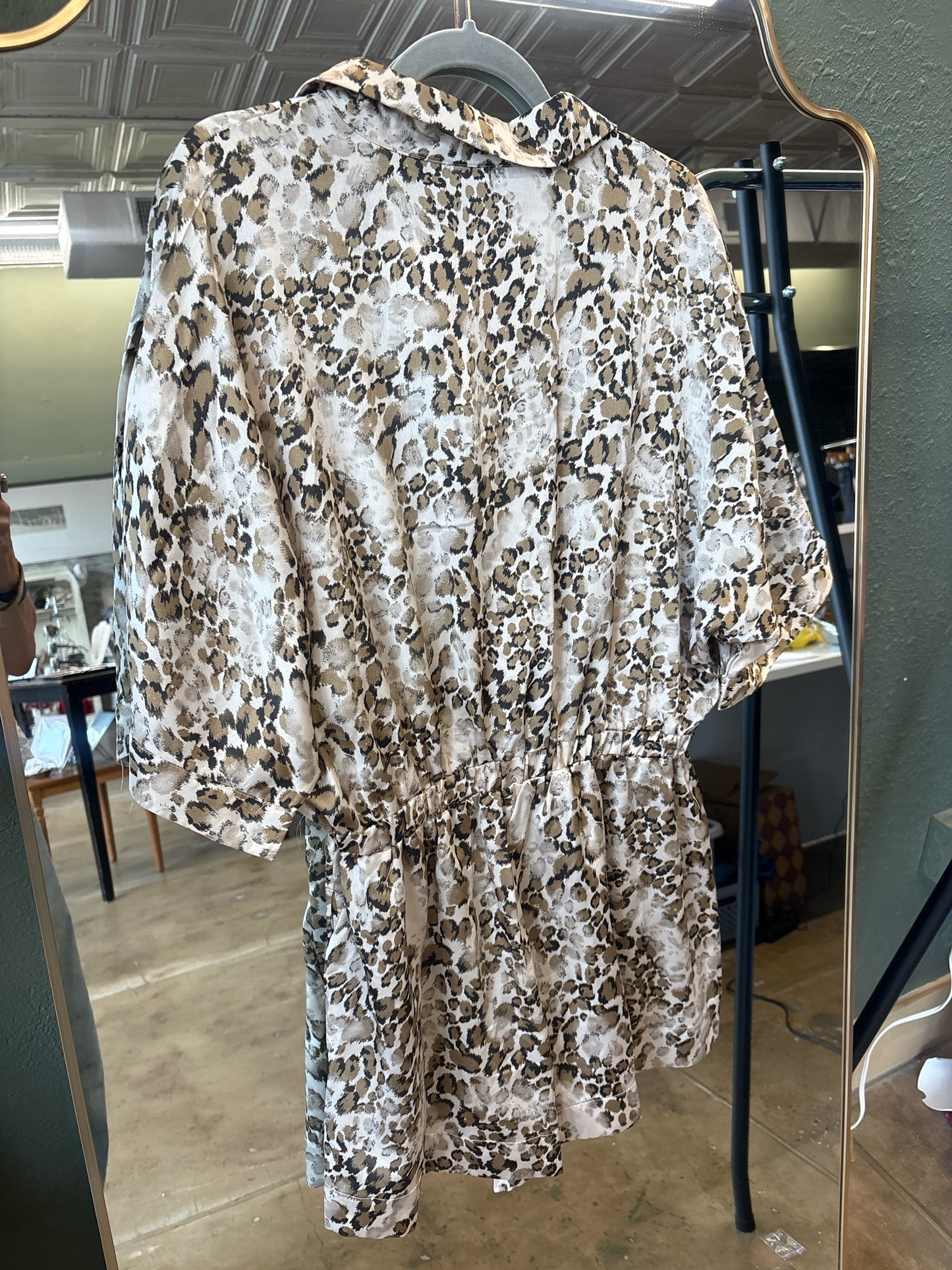 TCEC Size L brown & cream Romper