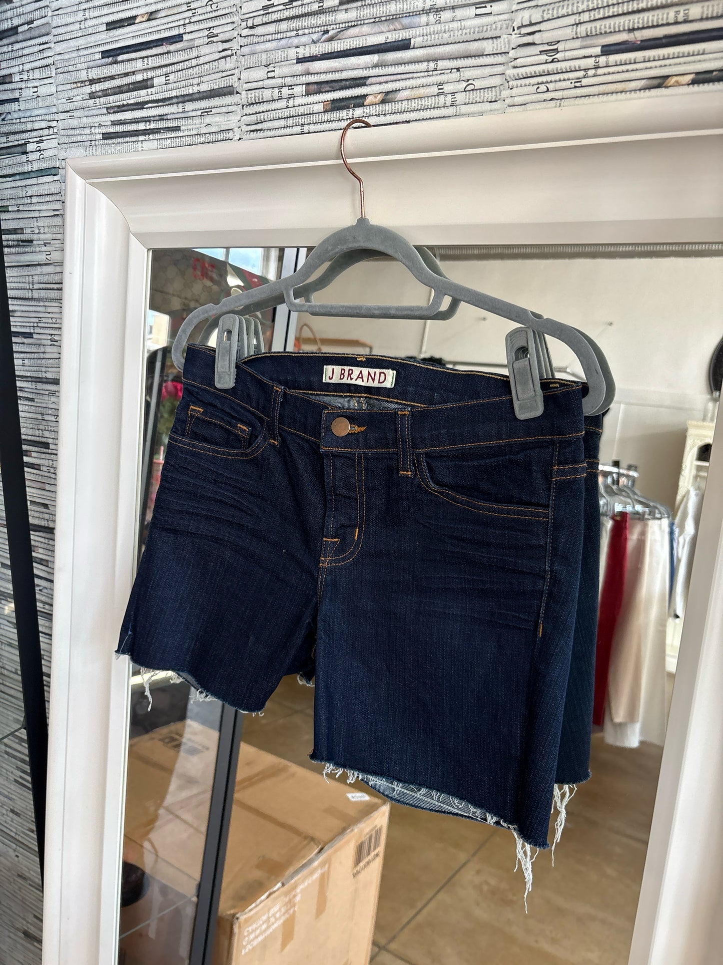 J BRAND Size 28 Dark Wash Shorts