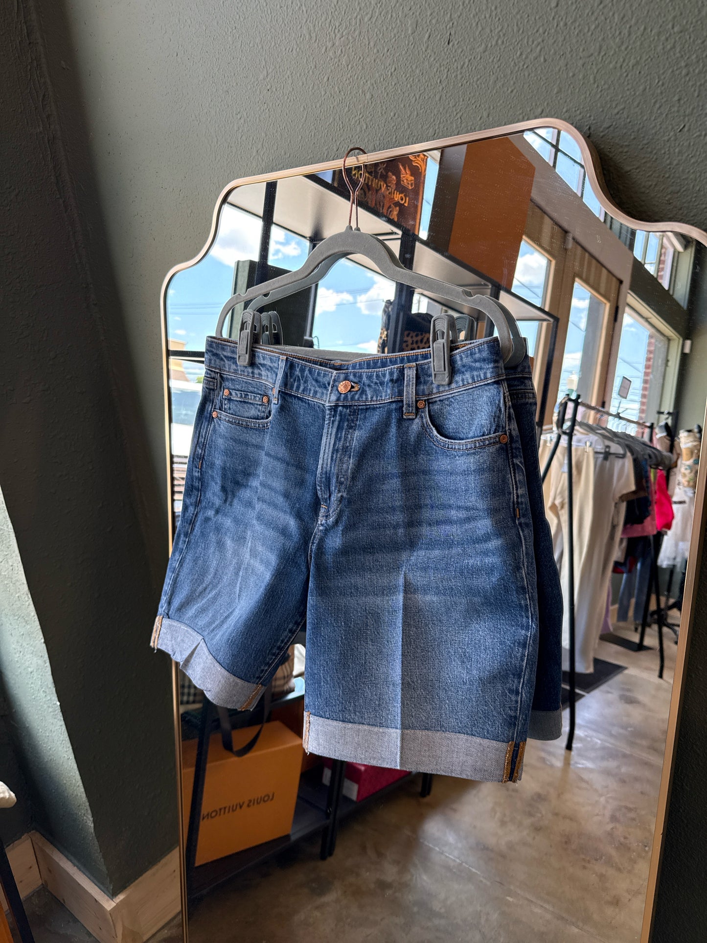 TALBOTS Size 10 Denim Shorts