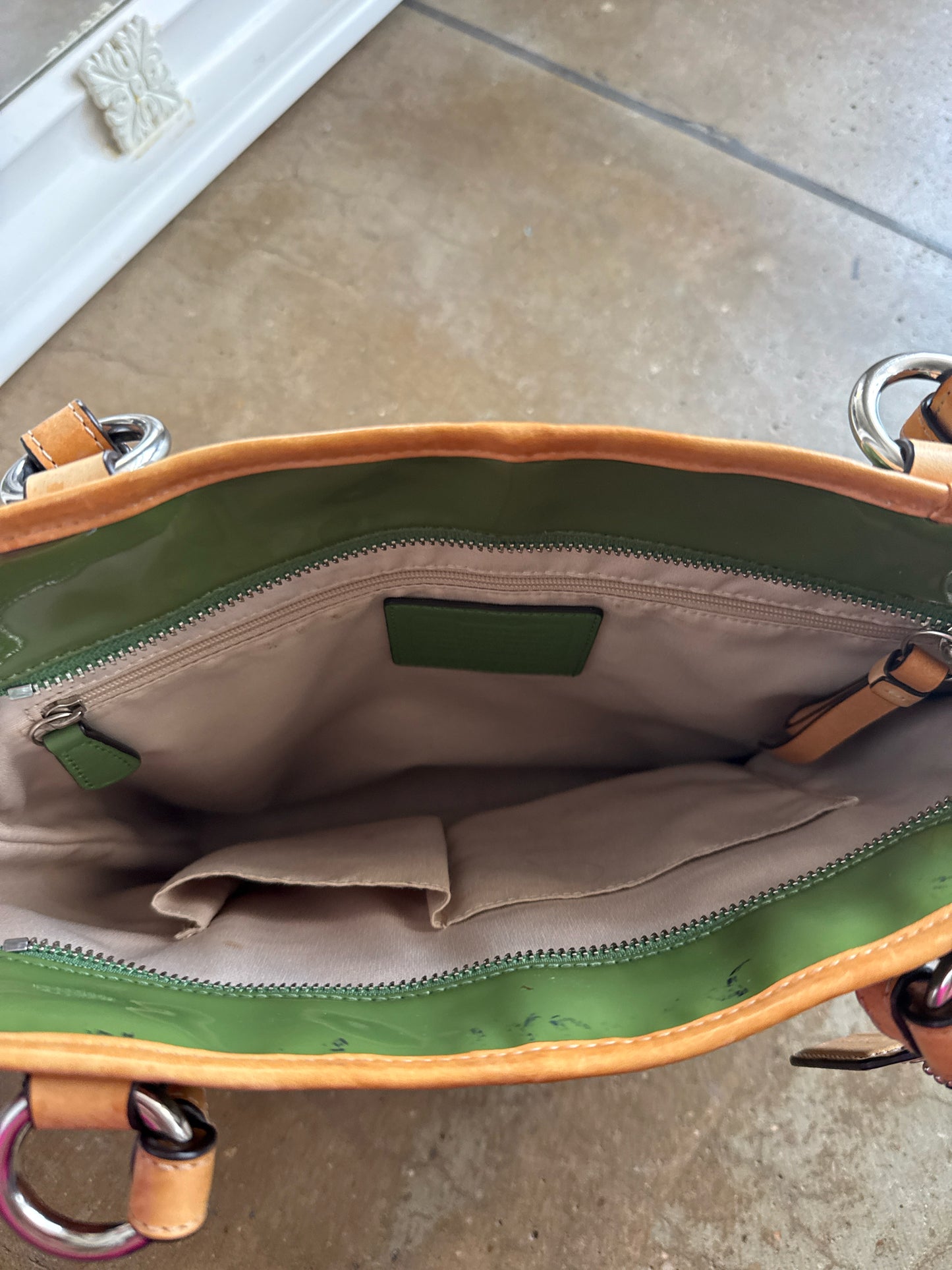 COACH Green Purse