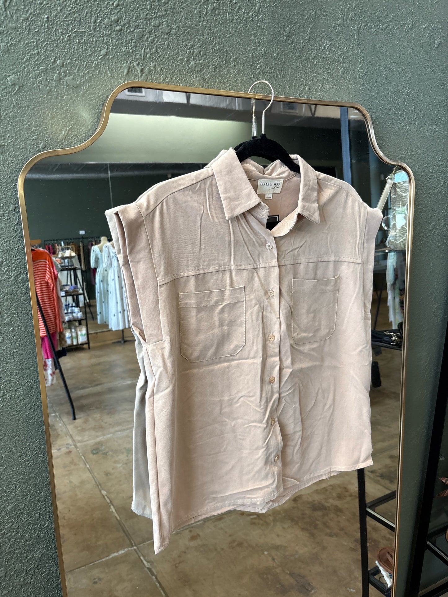 Before you Size S Brown Top