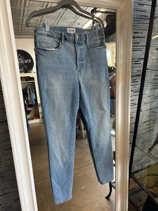 FRAME Size 2 Light Wash Jeans