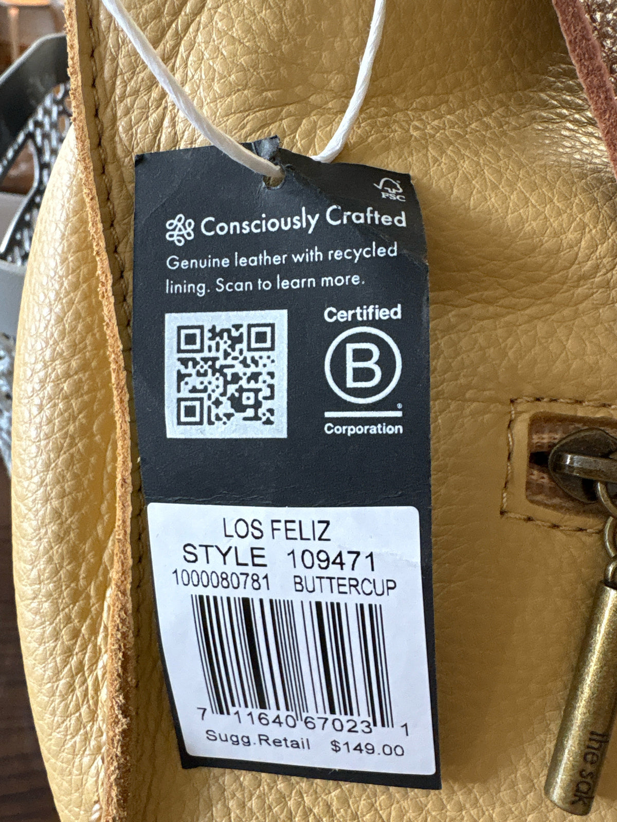 The Sak Yellow Leather Purse