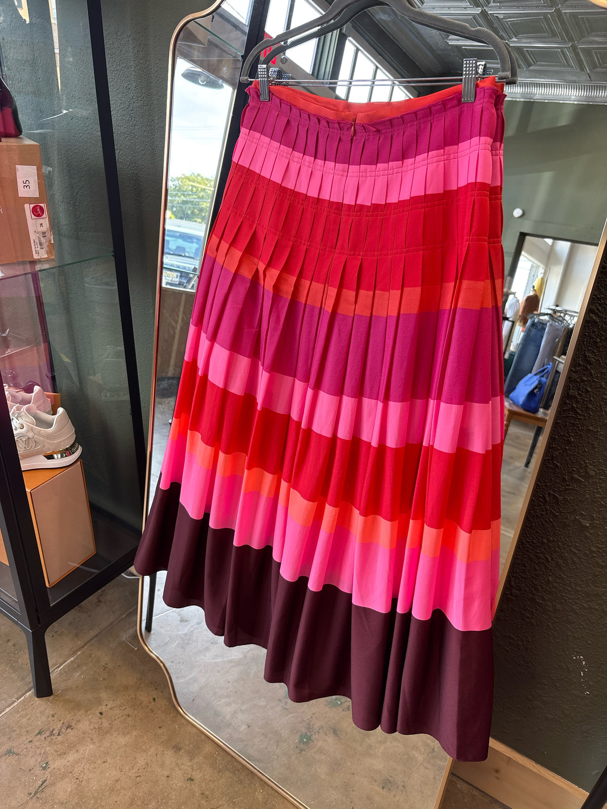 Banana Republic Size 8 pink multi Skirt