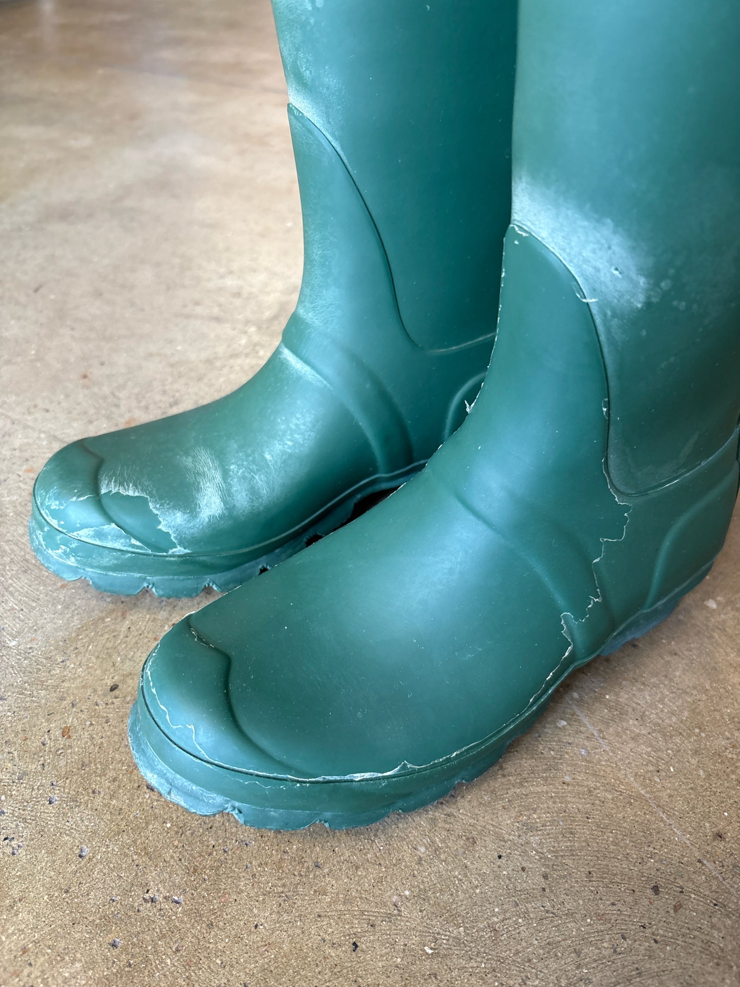Hunter Shoe Size 5 Green Boots